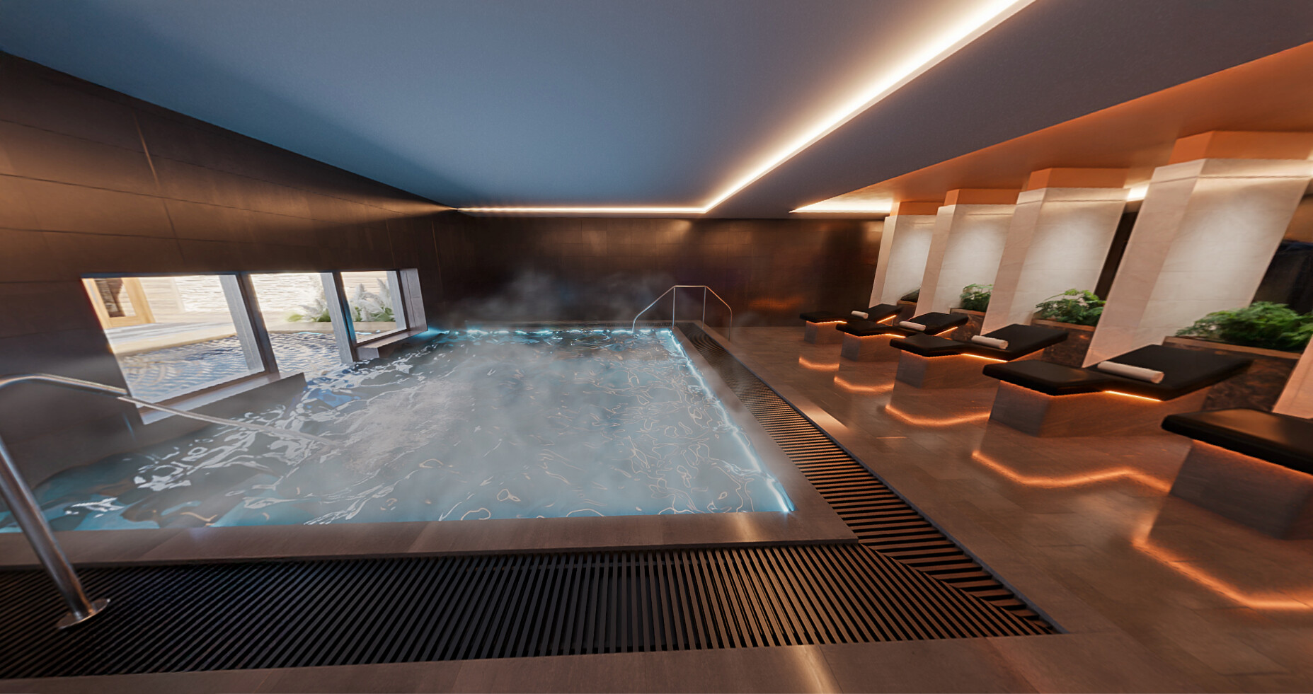 Artist's impression of the Spa Retreat