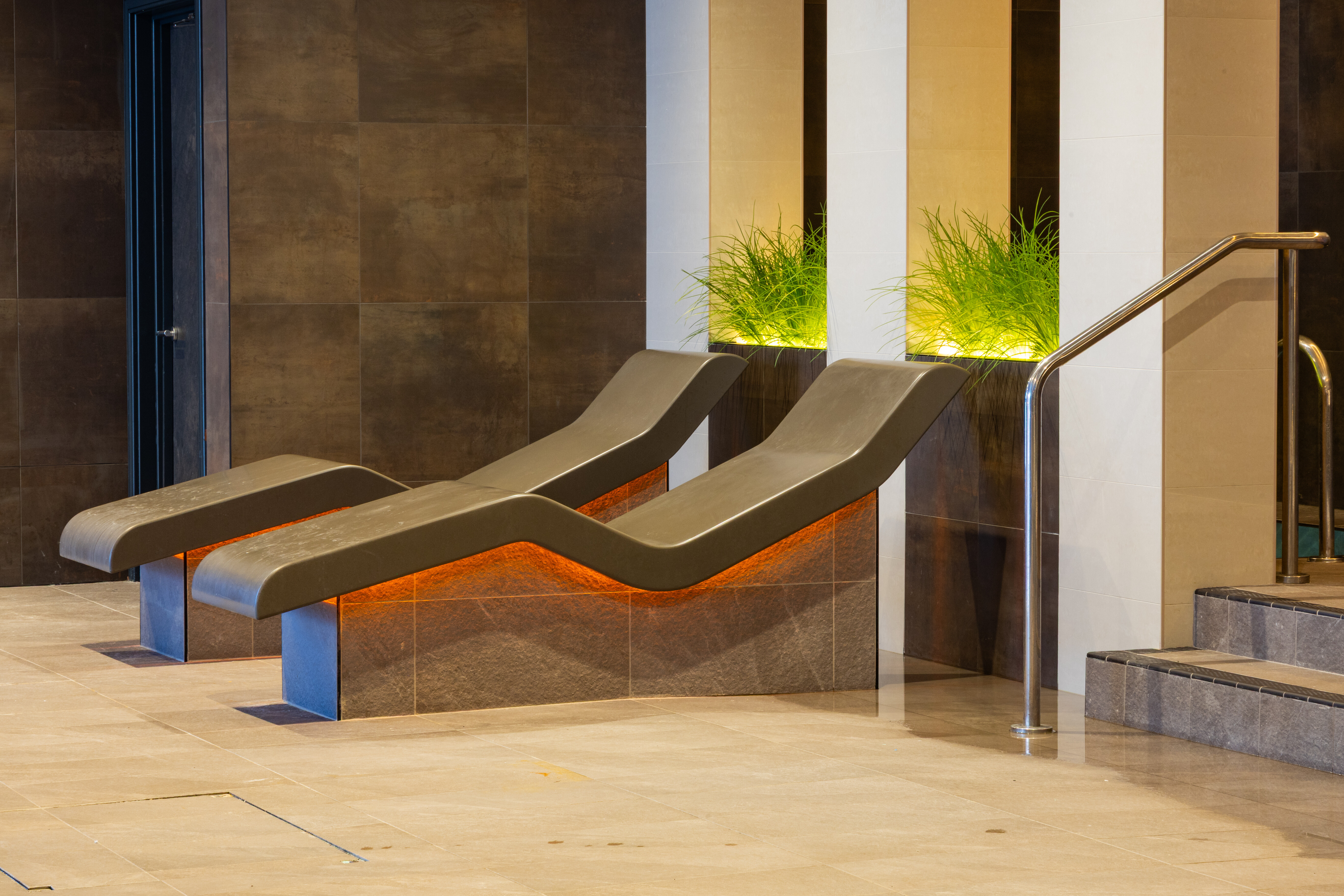Heated loungers