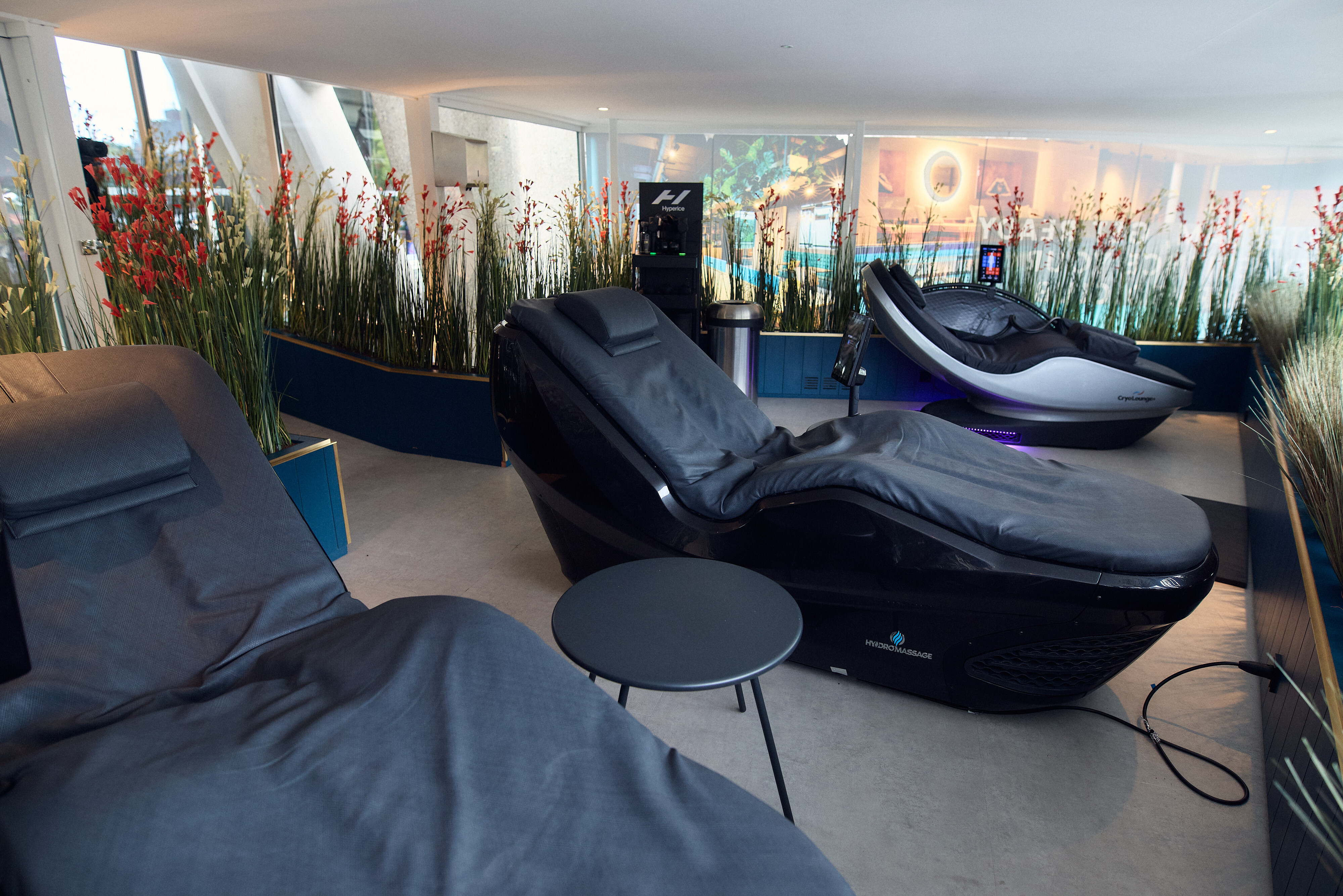 Recovery area at David Lloyd Amsterdam