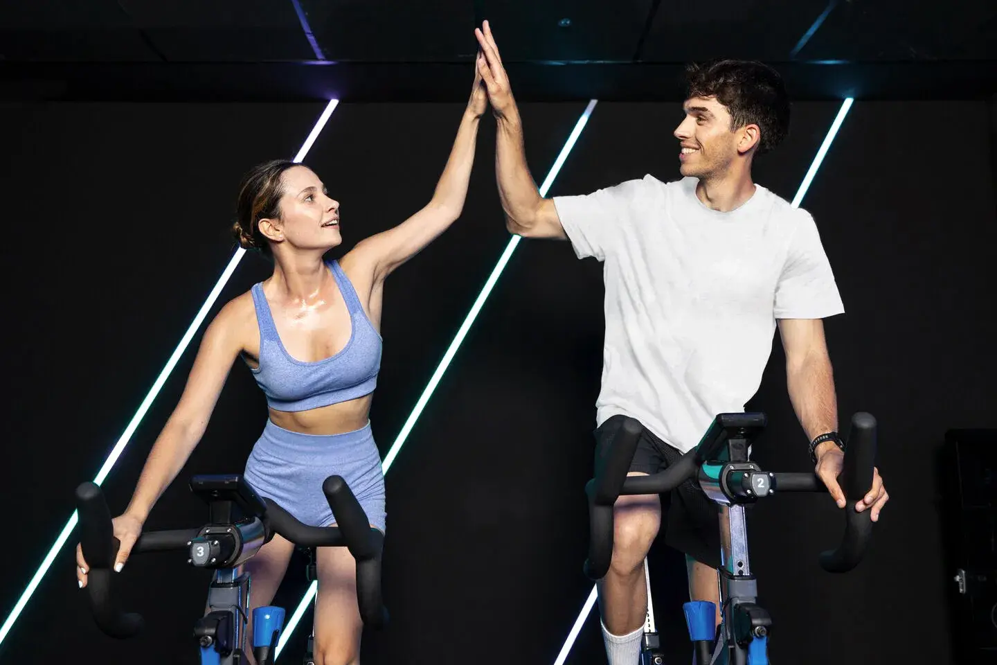 Group cycling class