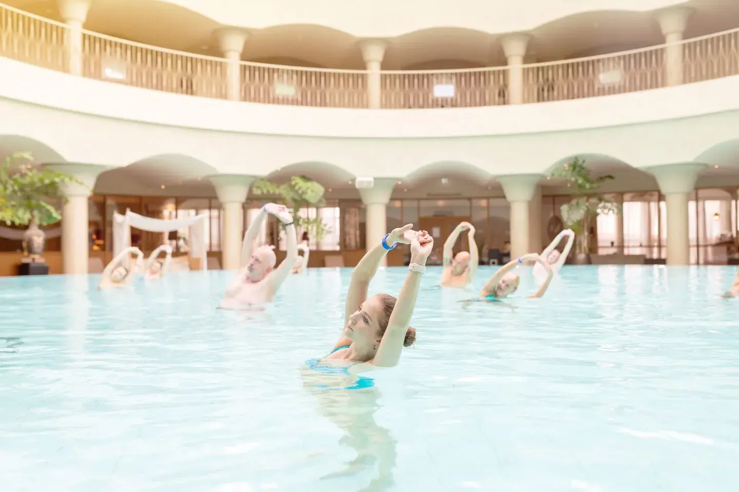 Aqua class at David Lloyd Frankfurt Skyline
