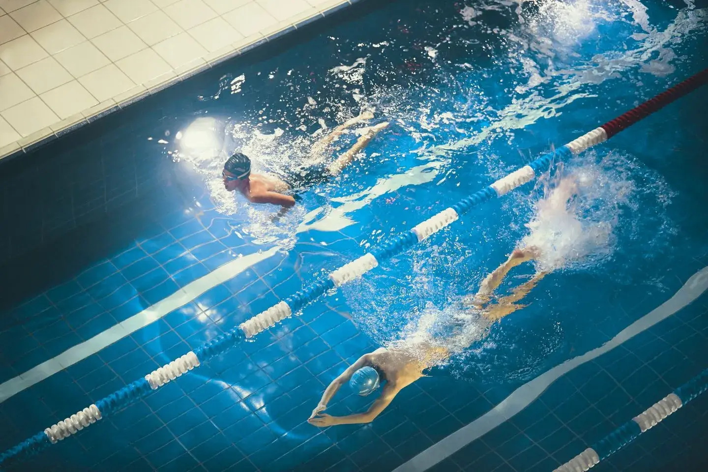 Teens swimming at David Lloyd Clubs