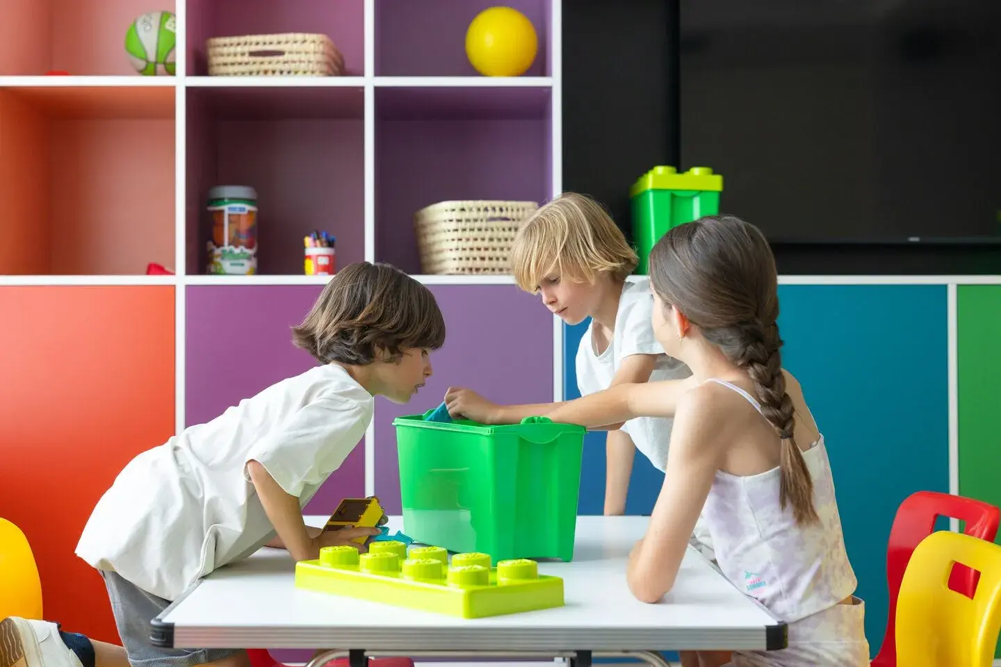Boy participating in Football Squad