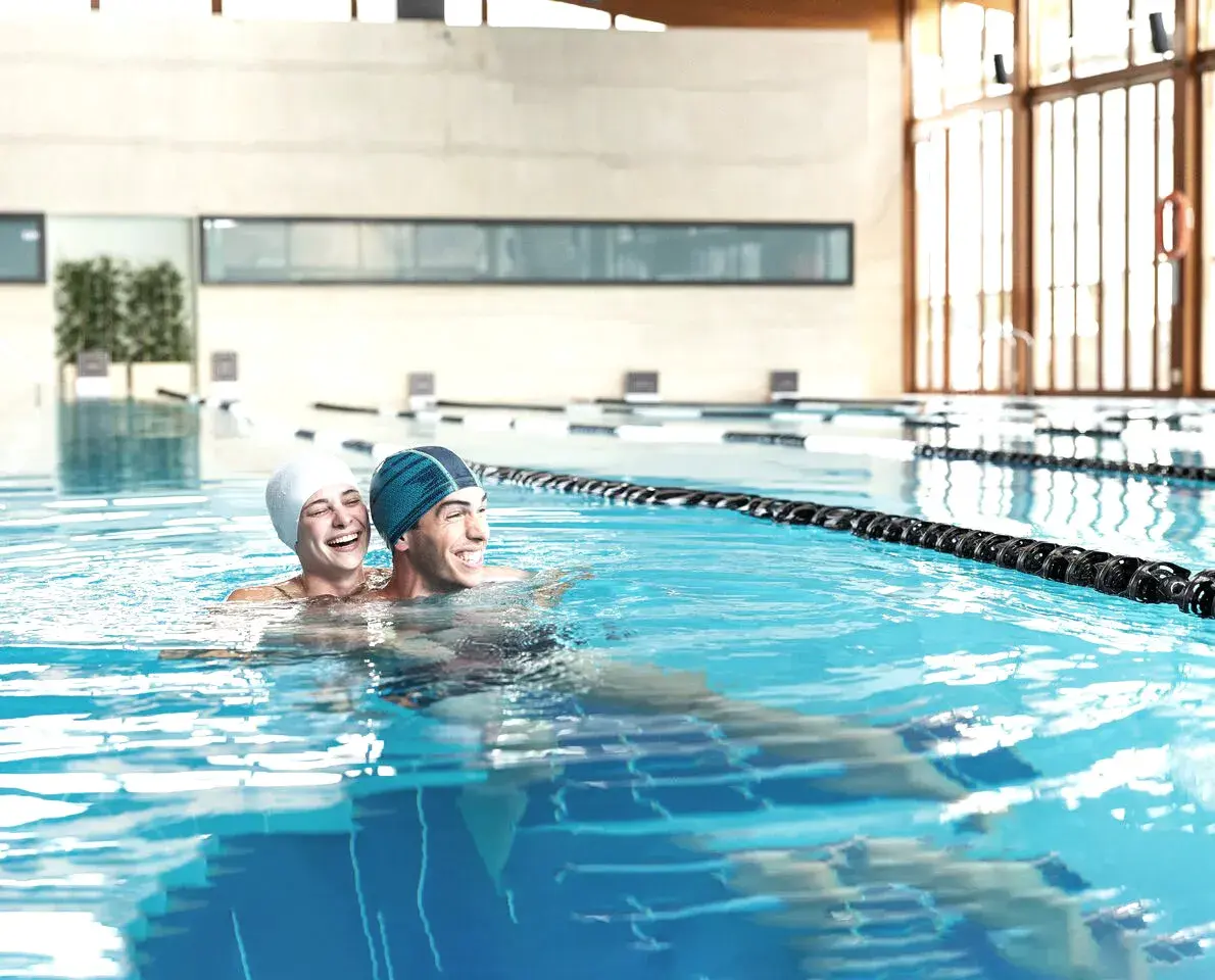 Swimmer in a David Lloyd Clubs pool