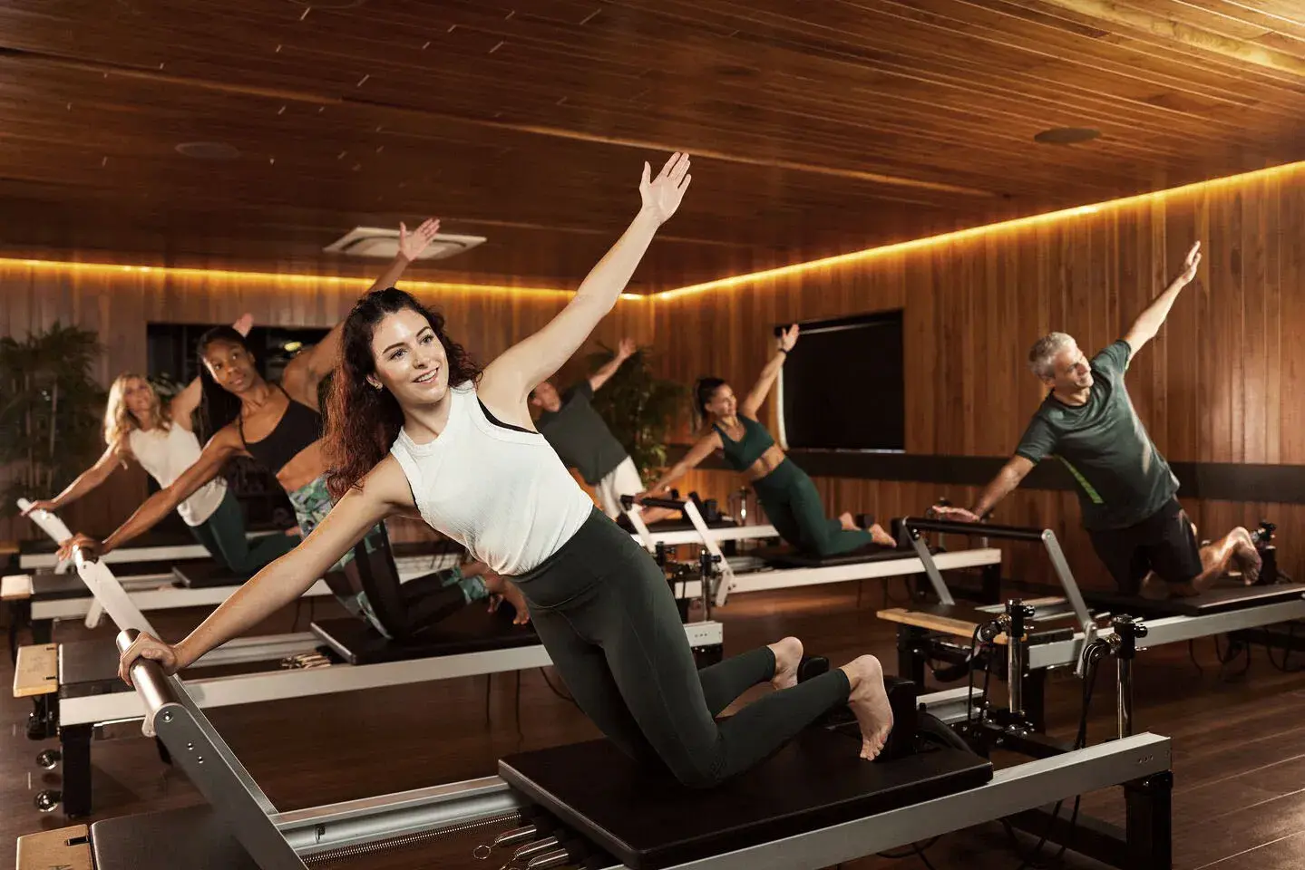 Reformer Pilates class
