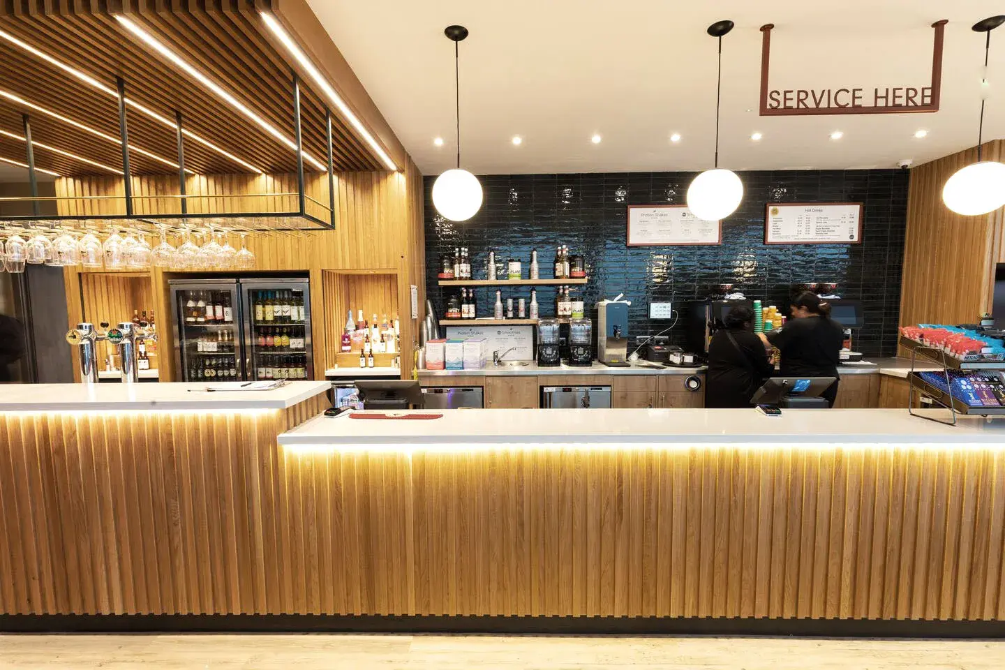 The bar