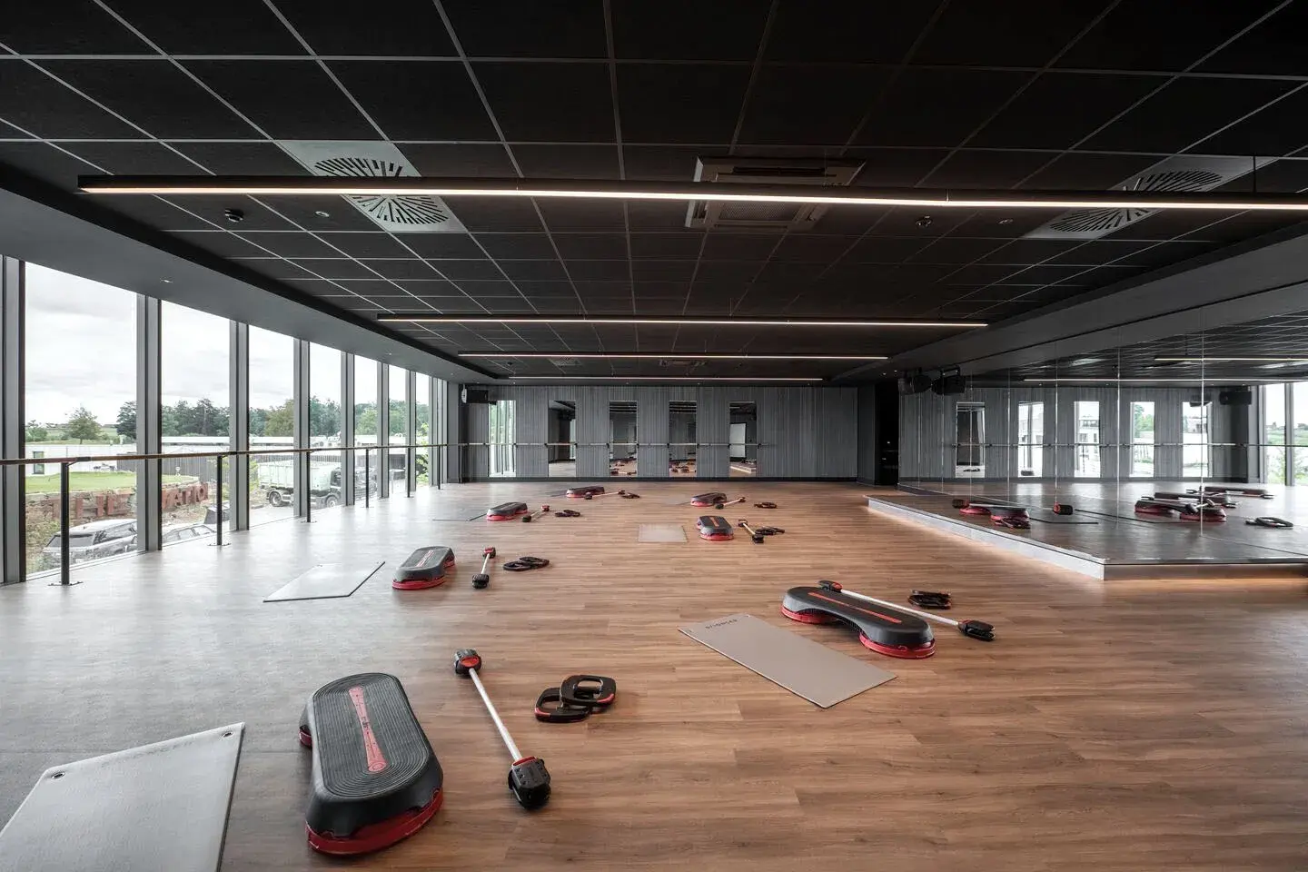 Group exercise studio