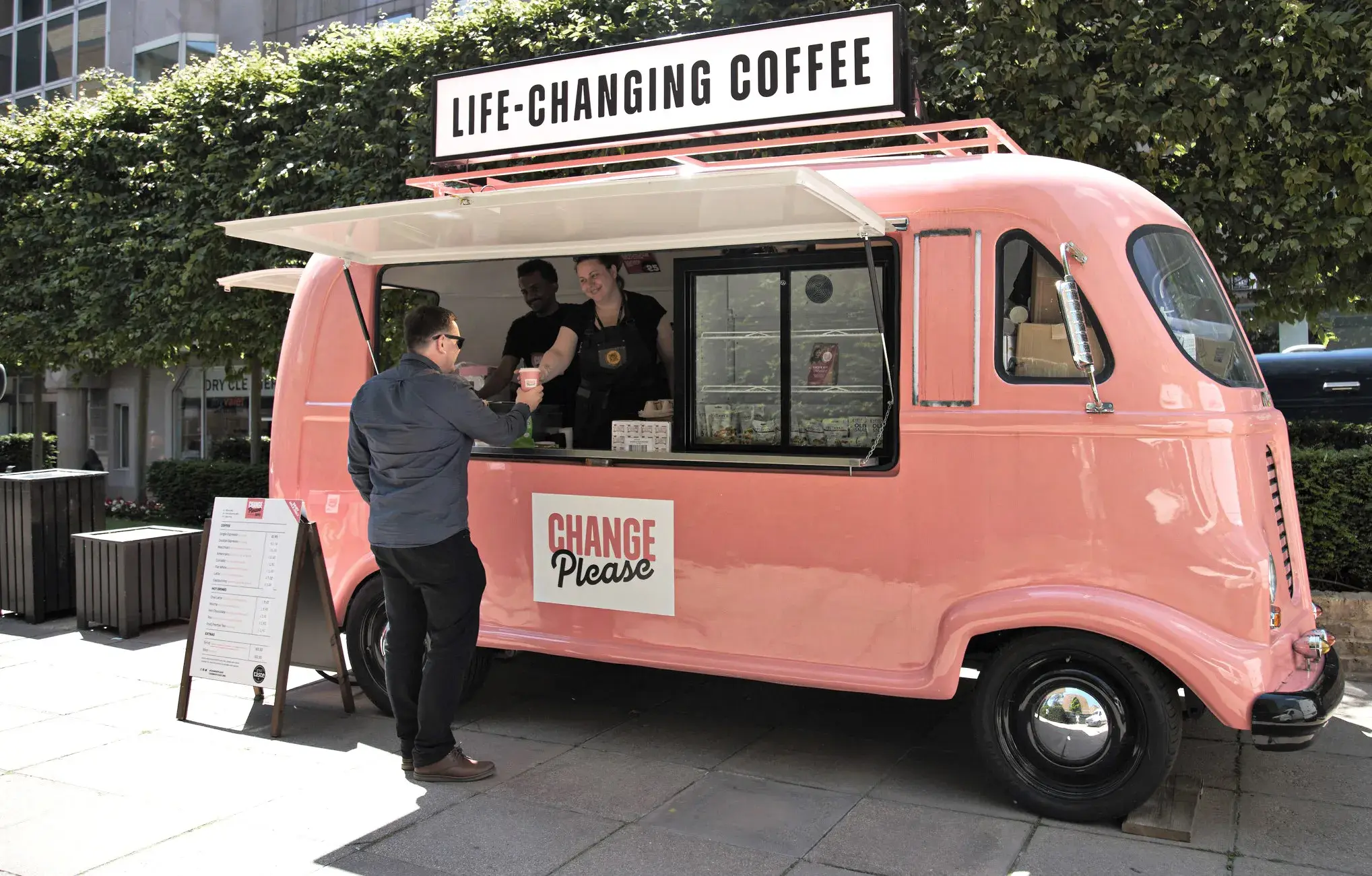 A Change Please coffee van