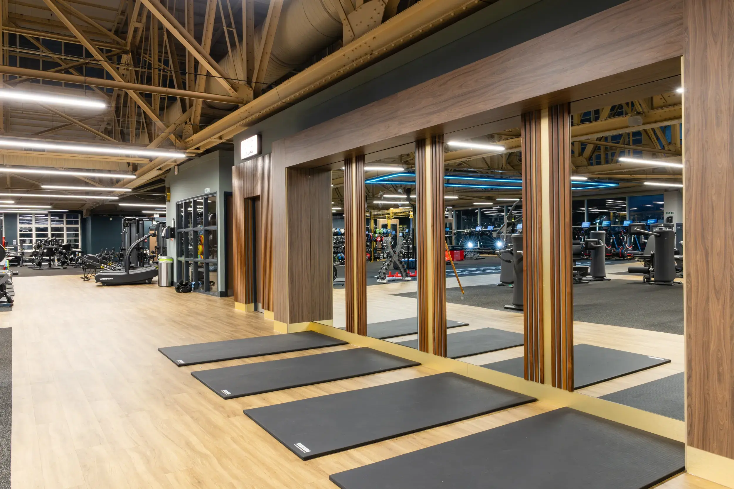 Stretching area at David Lloyd Liverpool Speke
