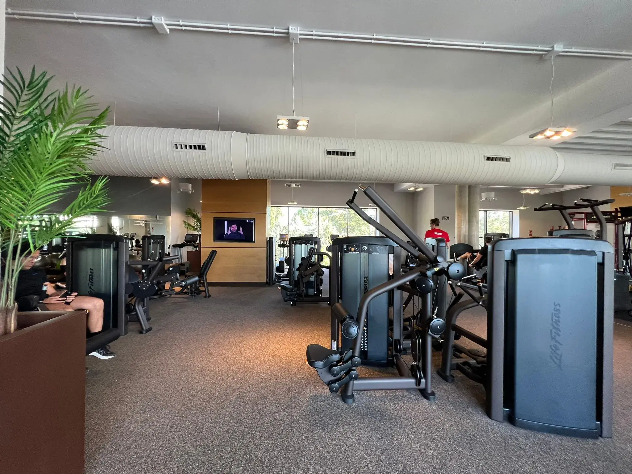 the gym floor at David Lloyd Aravaca