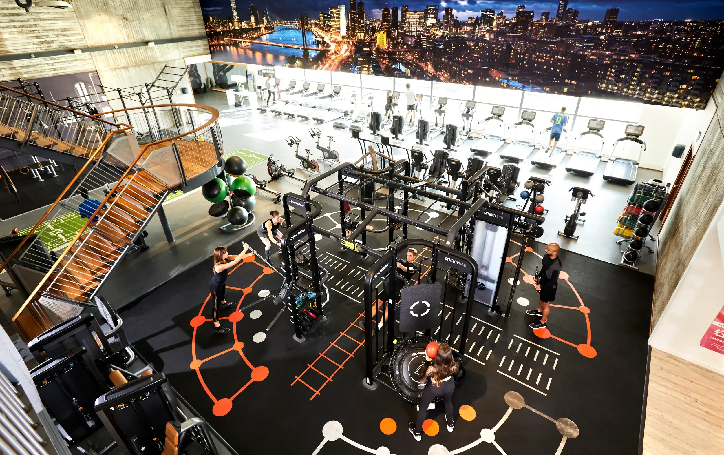 The gym at Rotterdam Centrum