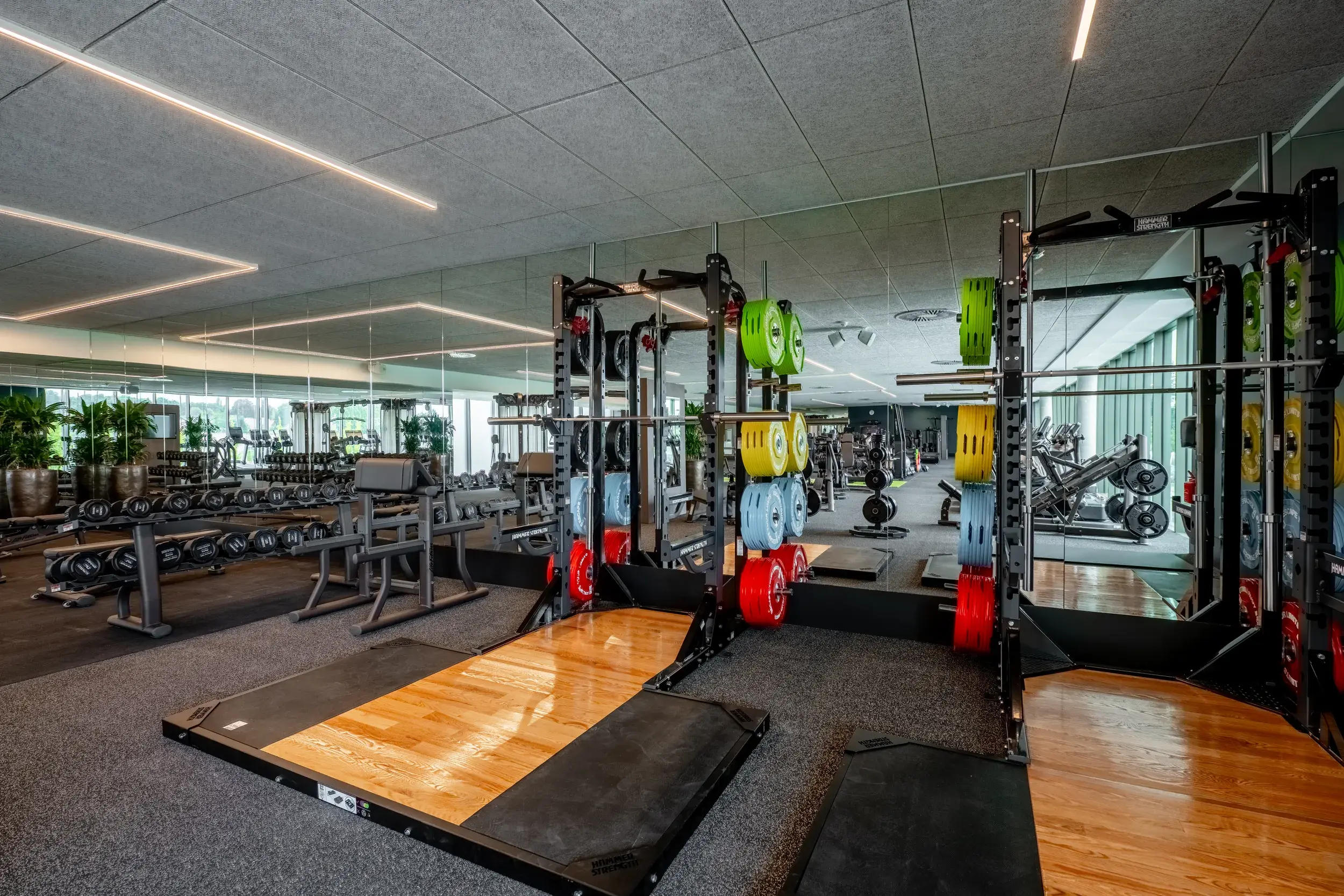 Gym floor at David Lloyd Sterrebeek