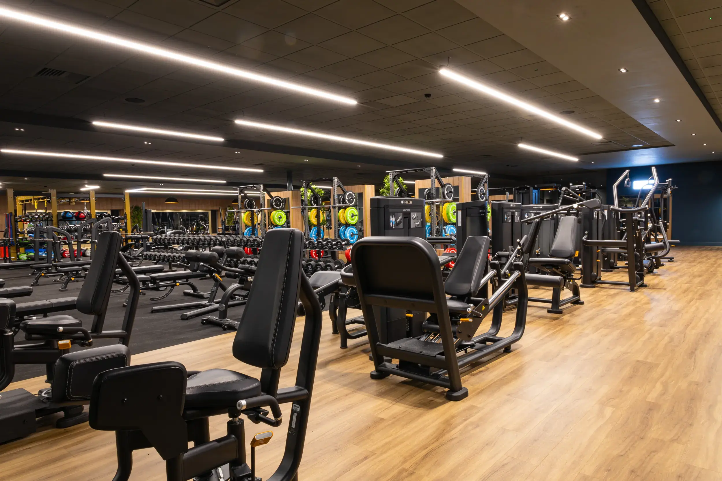 The gym at David Lloyd Glasgow West End