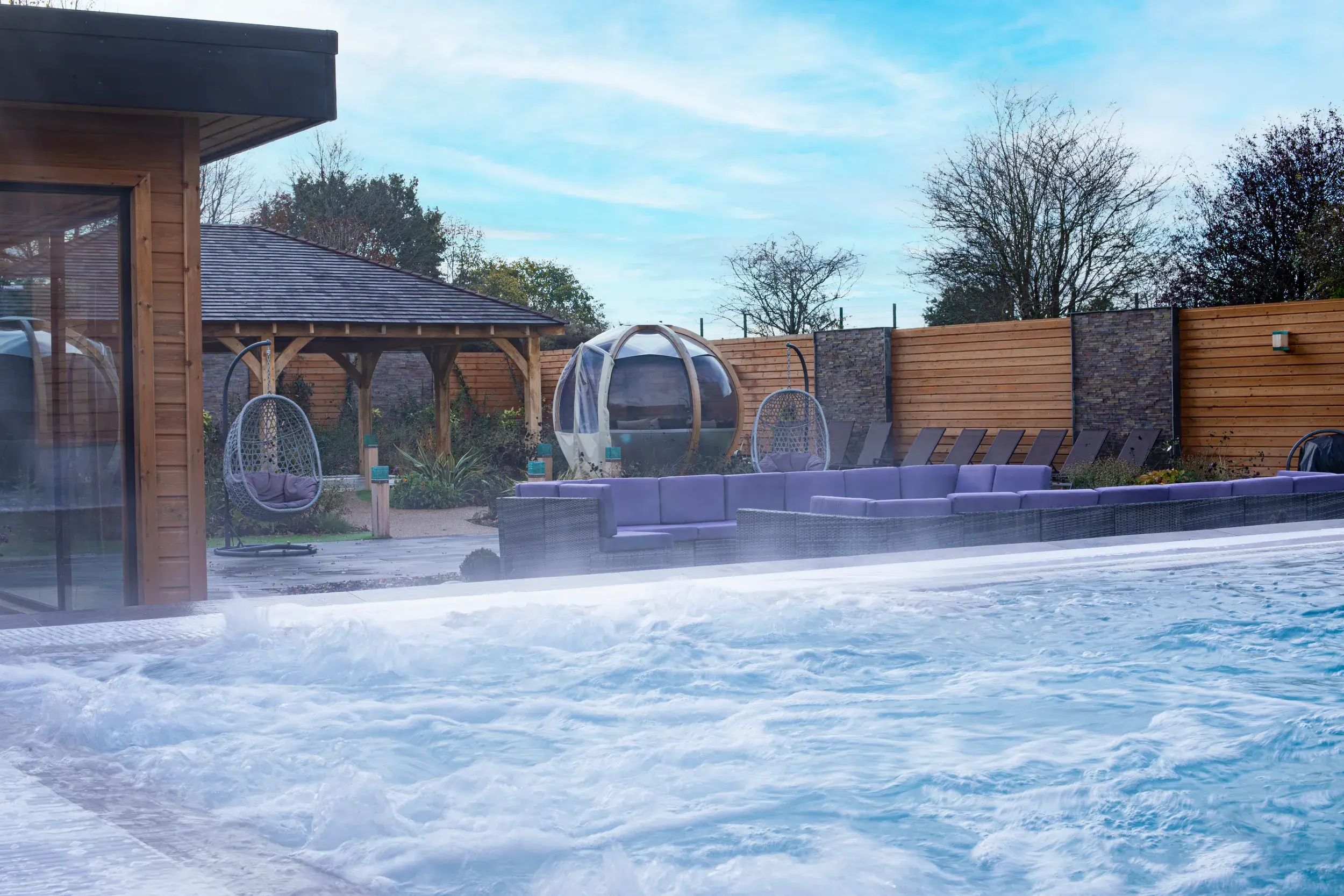 Spa Retreat with hydropool