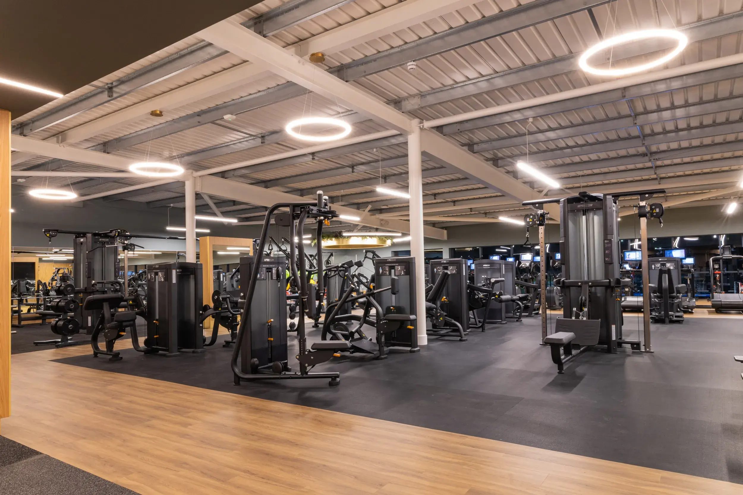 Training gym equipment at David Lloyd Bury St Edmunds