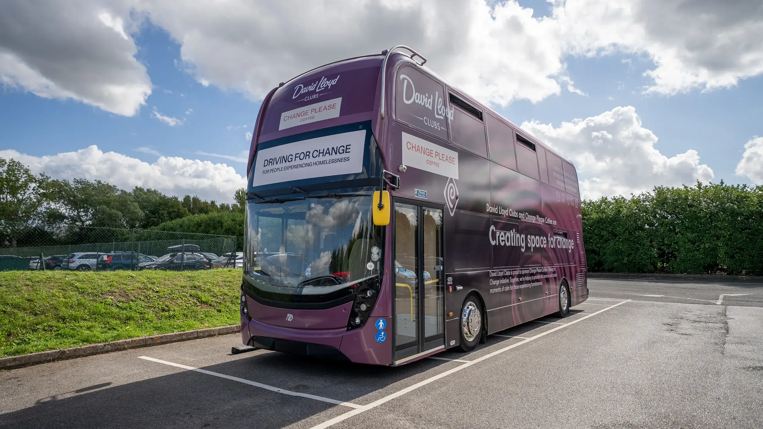 Driving for Change bus