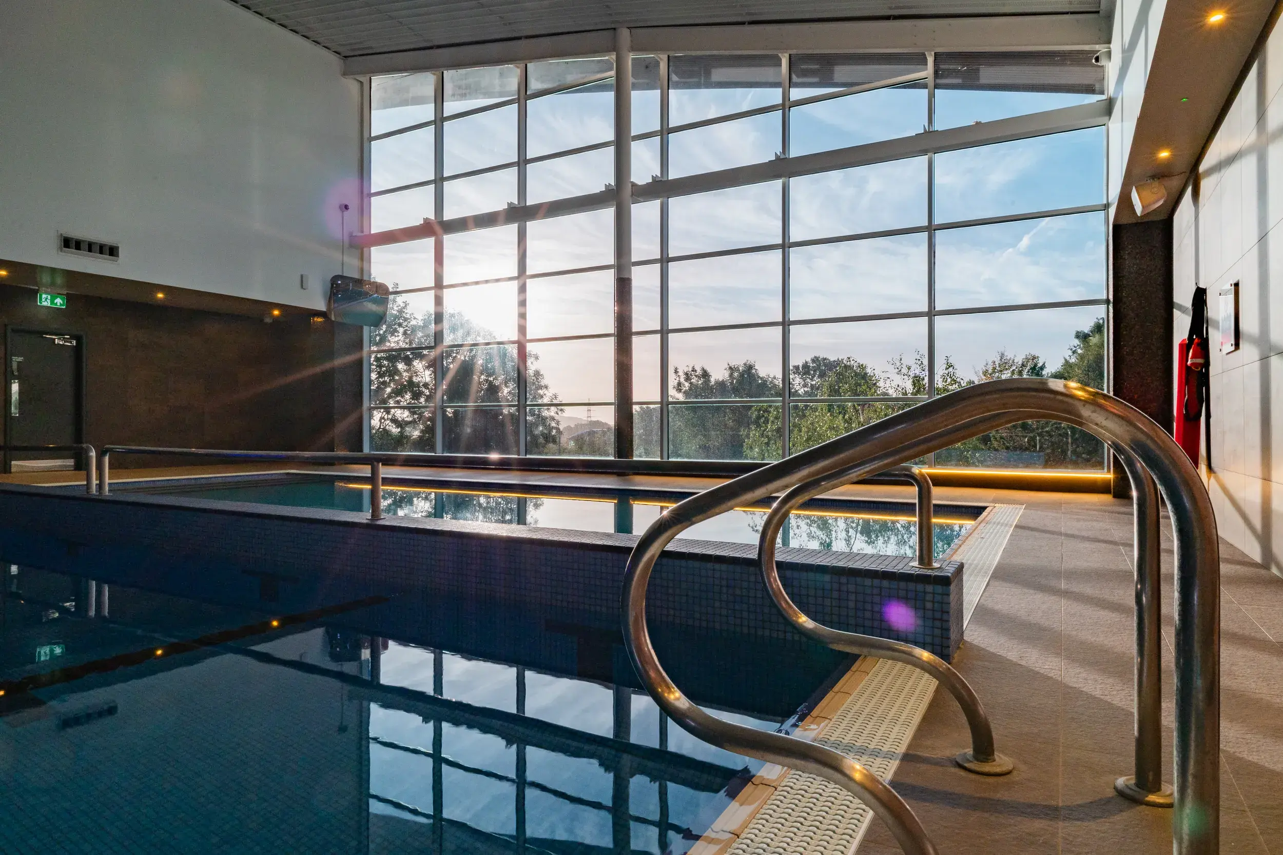The indoor pool at David Lloyd Luton