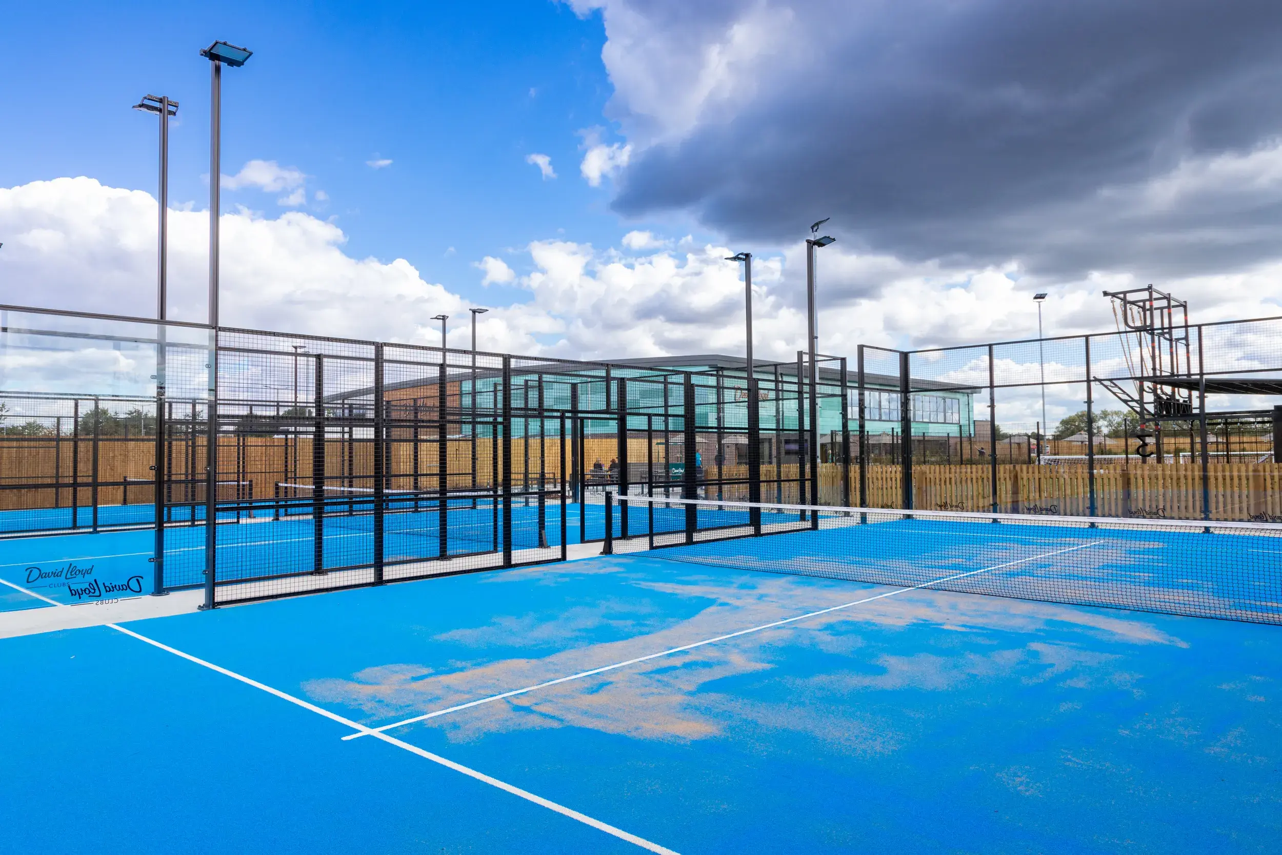 Padel courts at Bicester