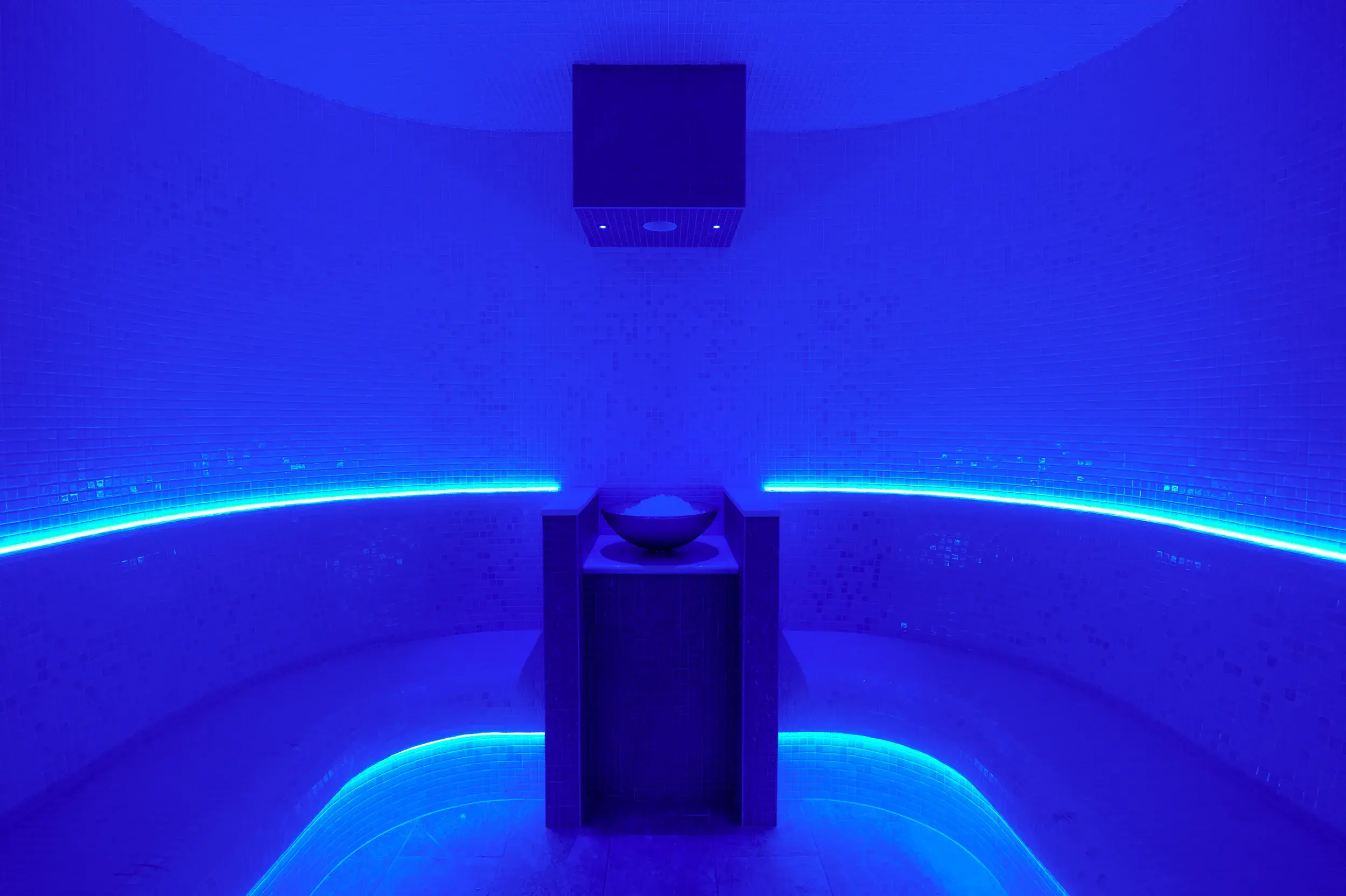 Bowl of Ice in the Spa Retreat