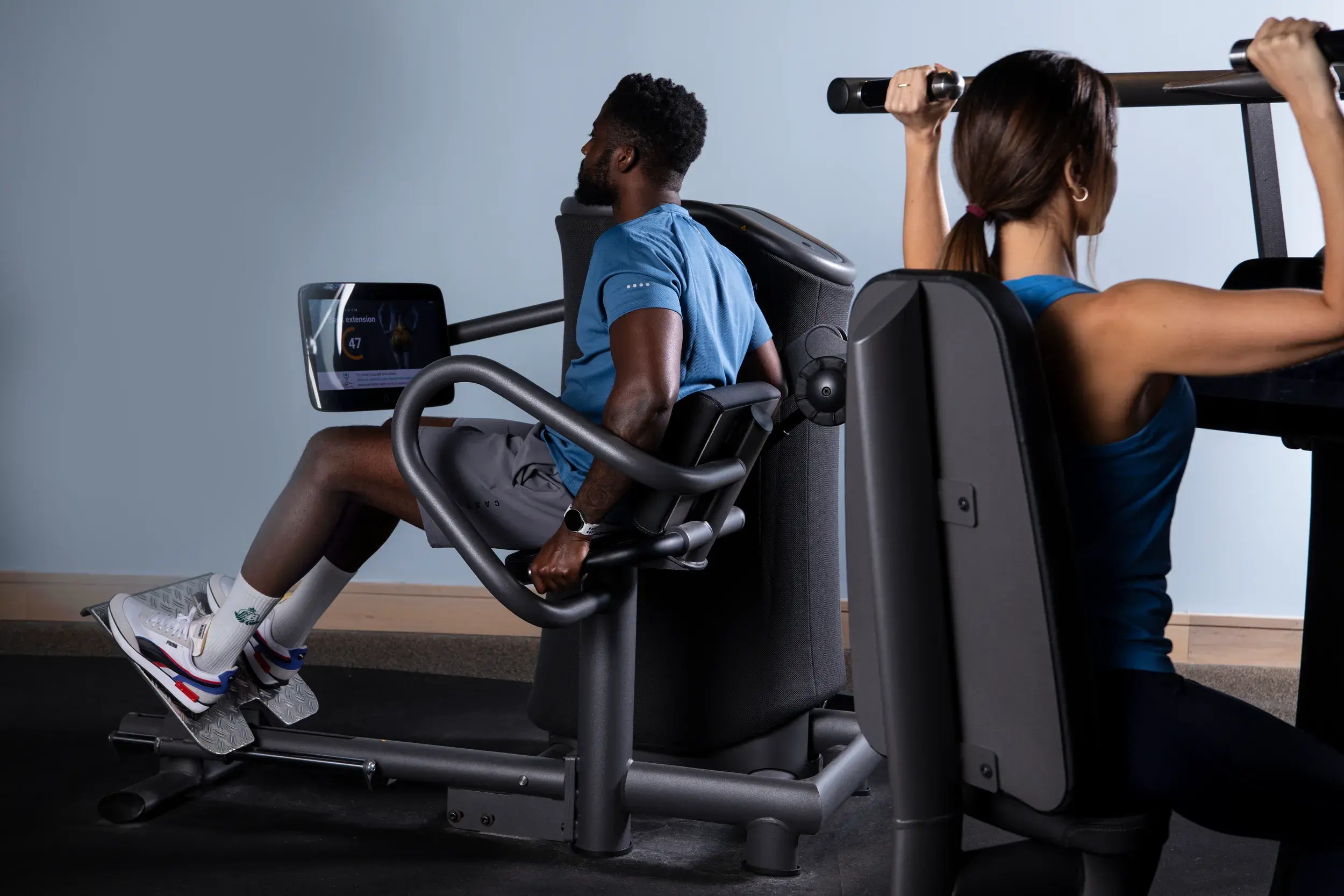 Der Innenbereich eines Fitnessstudios bei David Lloyd Meridian