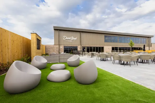 The terrace at David Lloyd Rugby