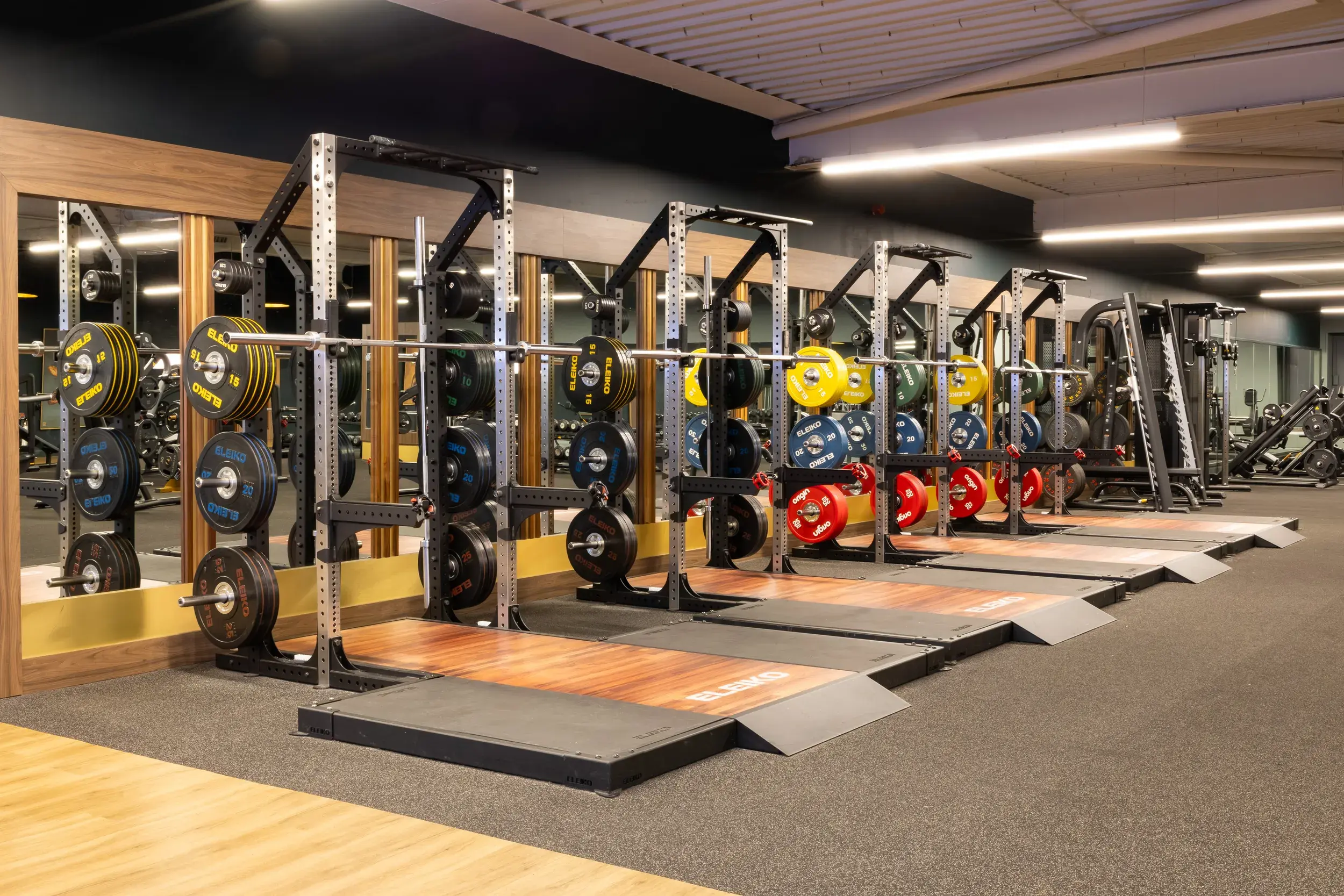 Equipment in the gym