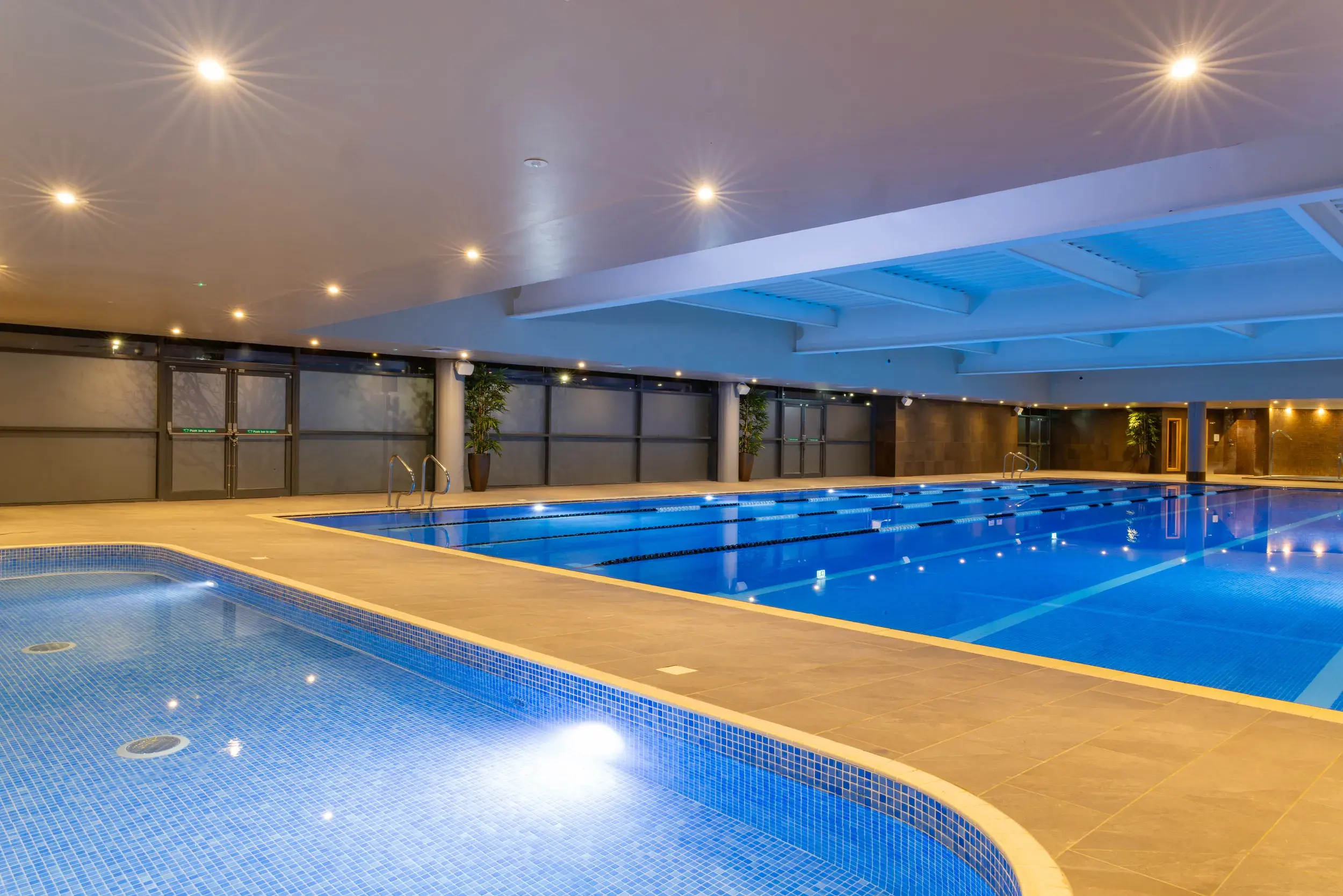 The pools at David Lloyd Oxford