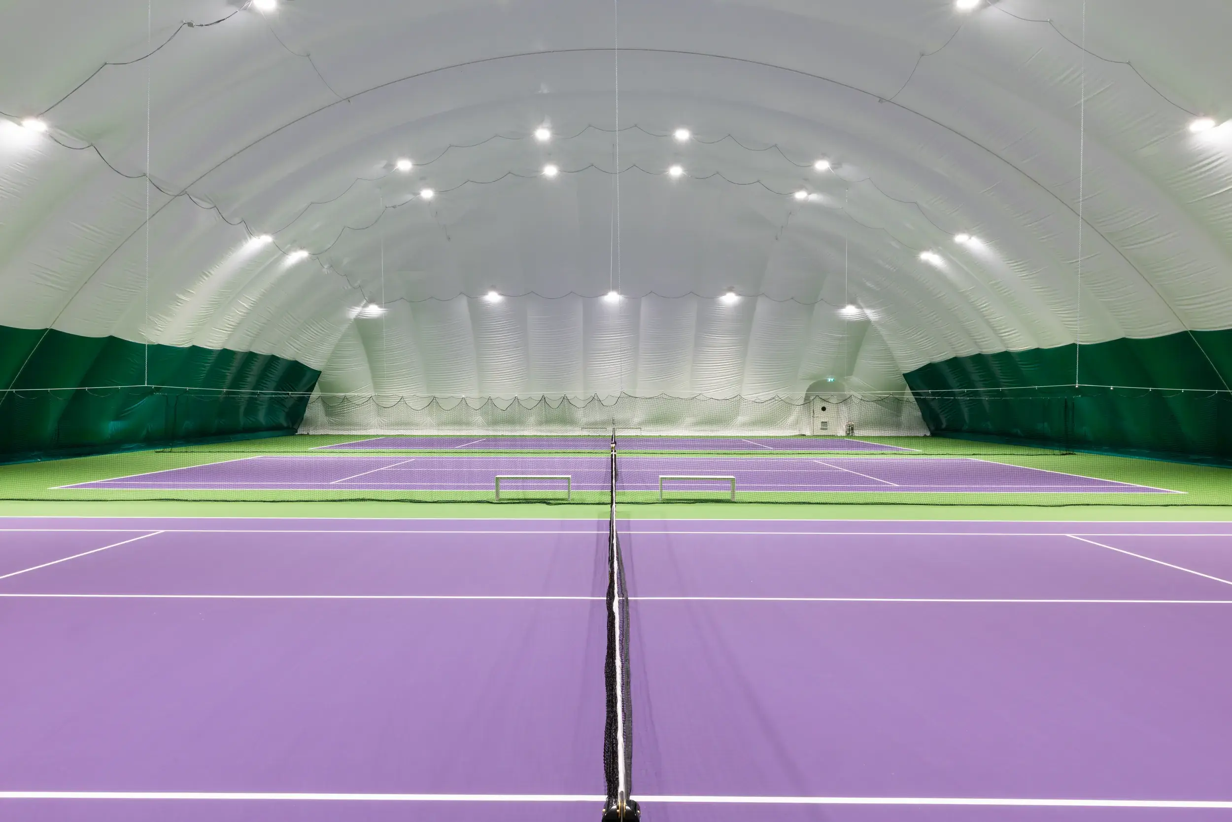 Indoor tennis courts
