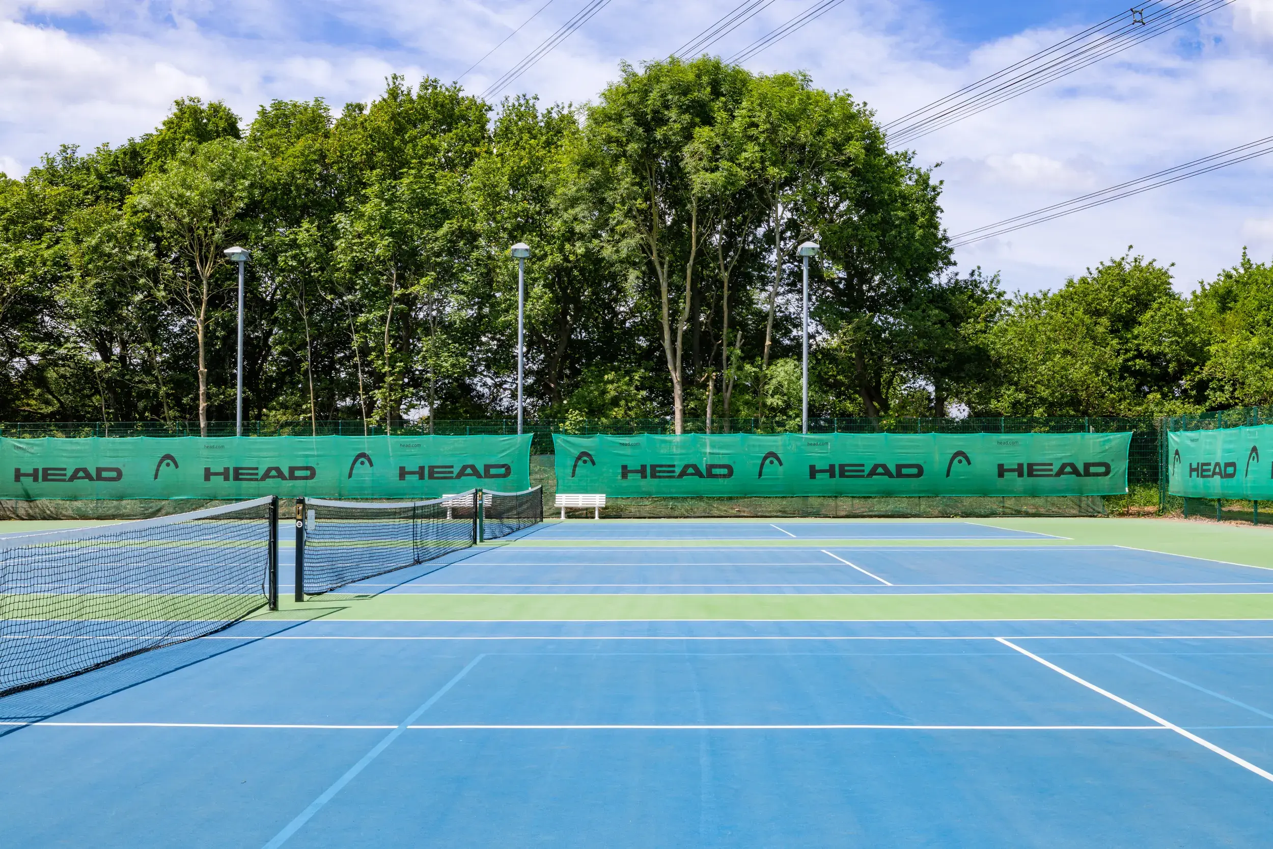 outdoor tennis court
