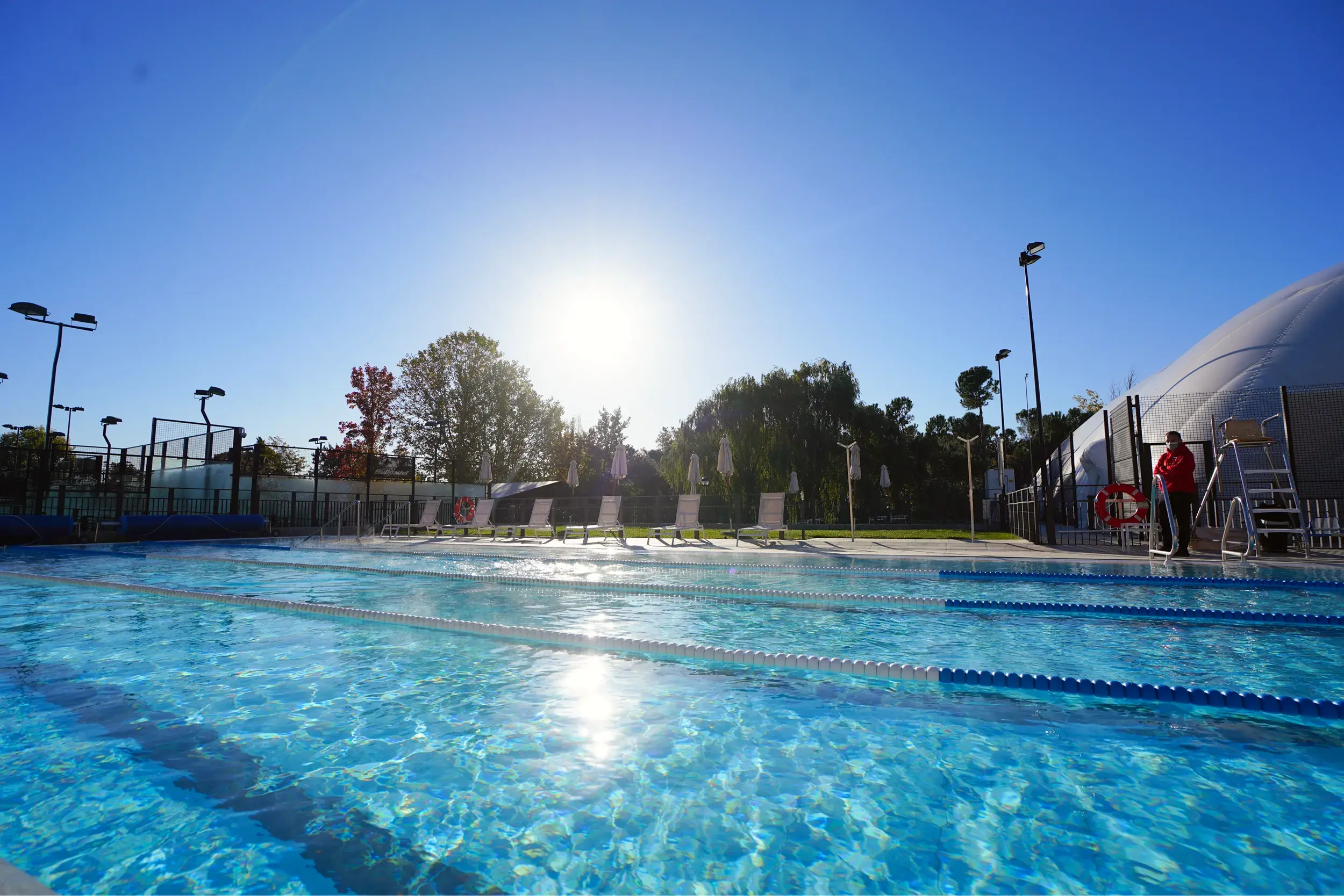 Outdoor pool in Aravaca