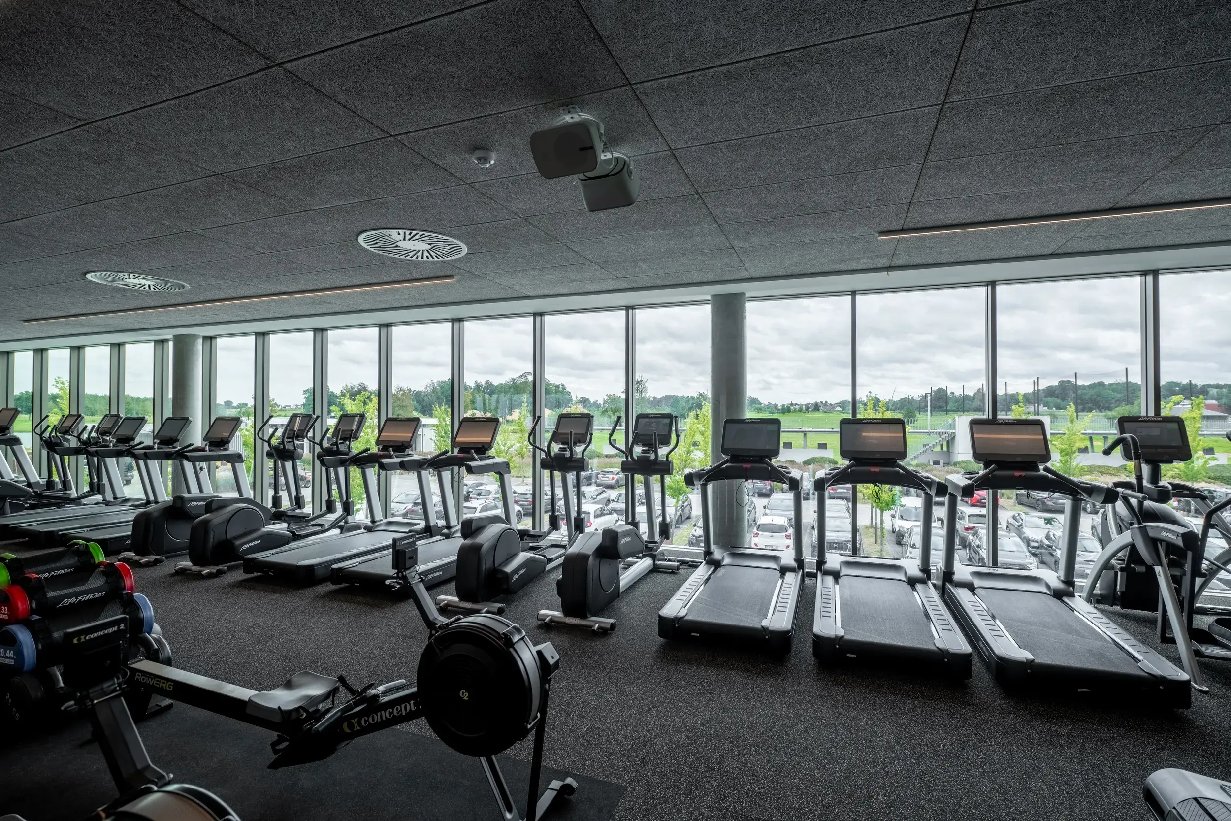 Gym floor at David Lloyd Sterrebeek