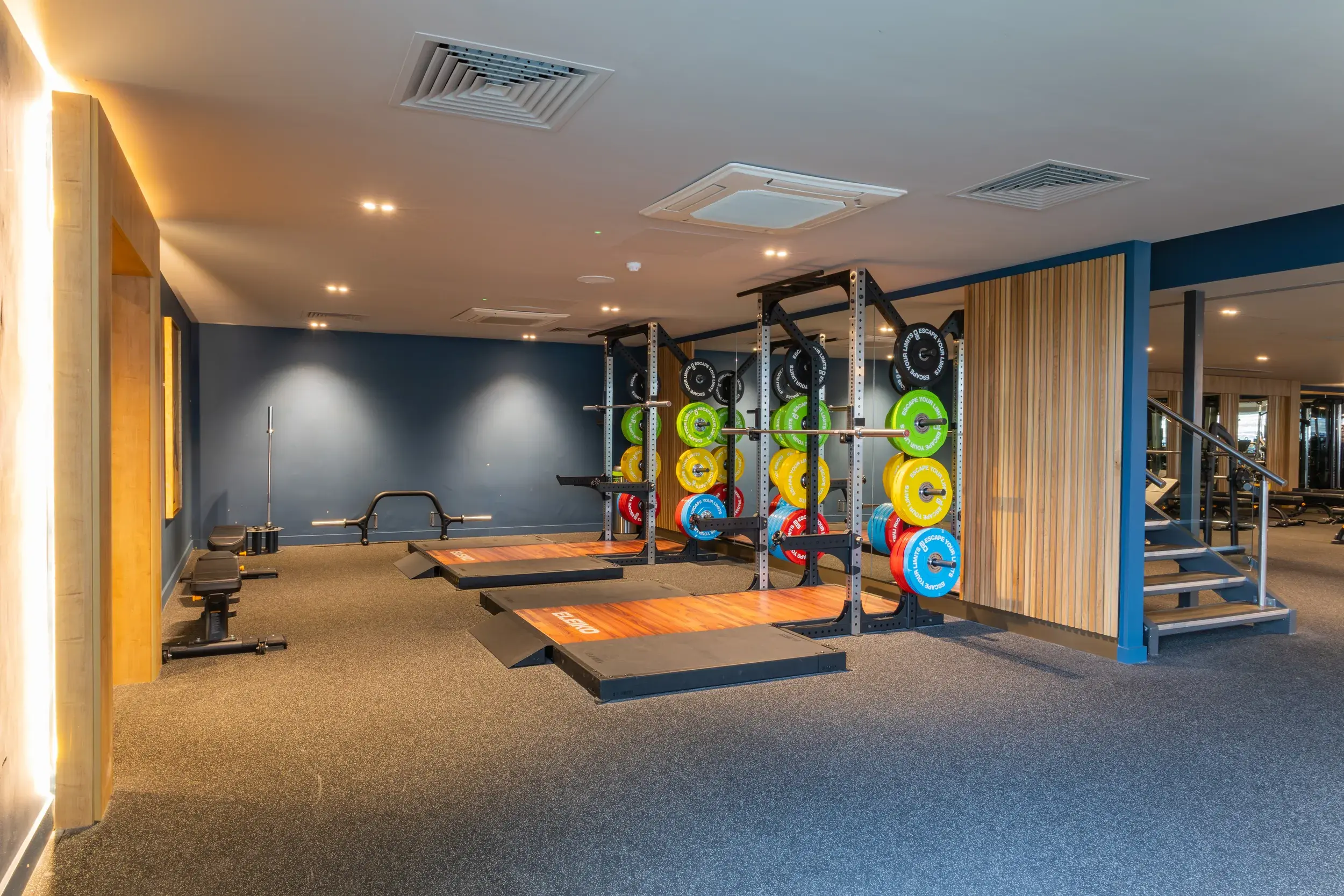 Weights area in Notting Hill