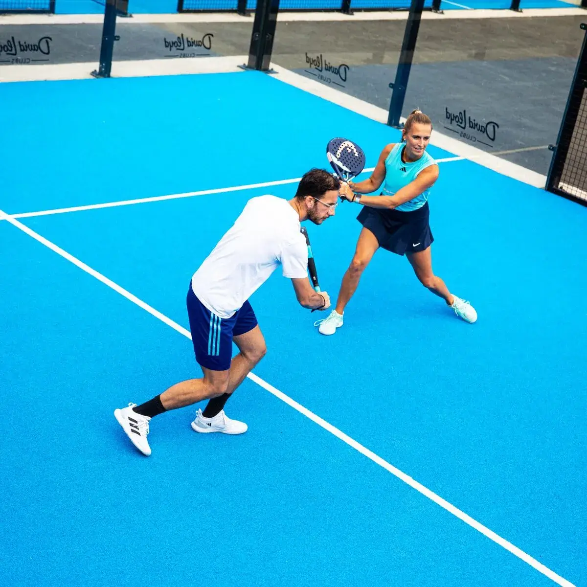 People playing Padel together