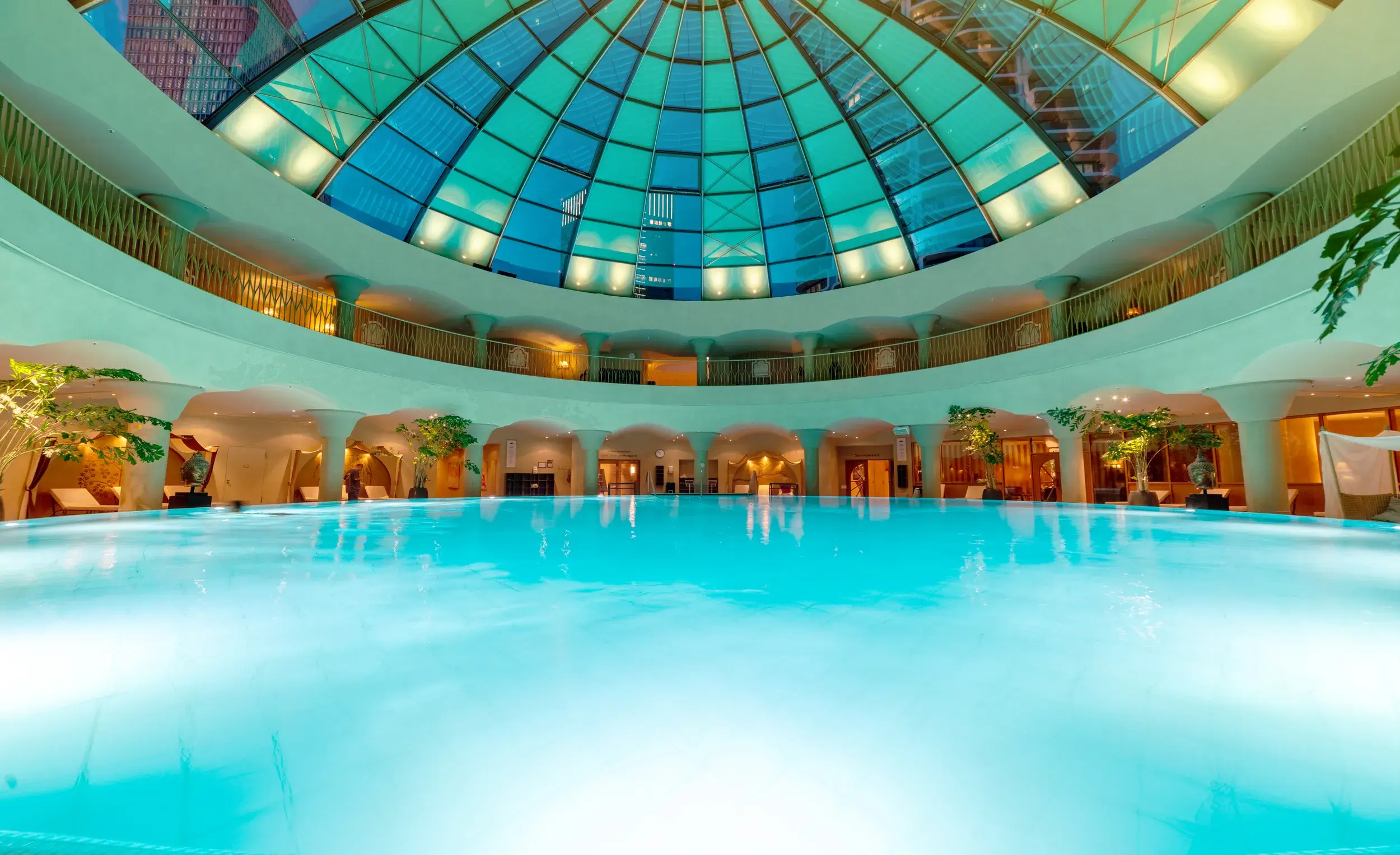 Man in the pool