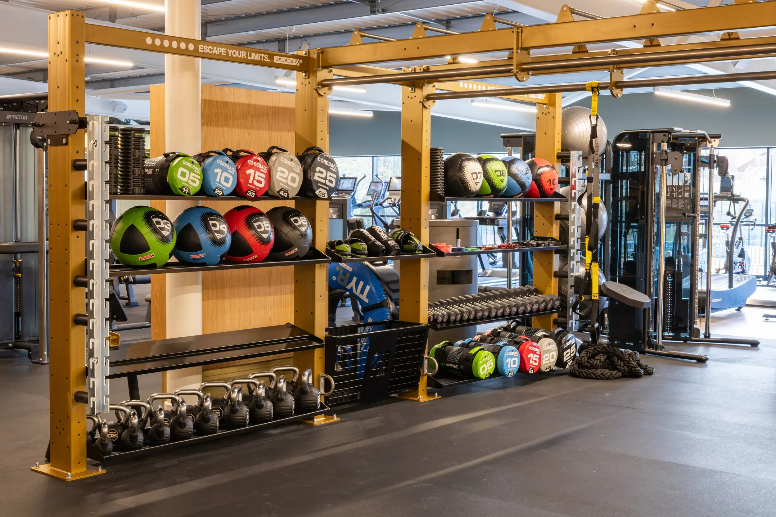 The gym at David Lloyd Bury St Edmunds