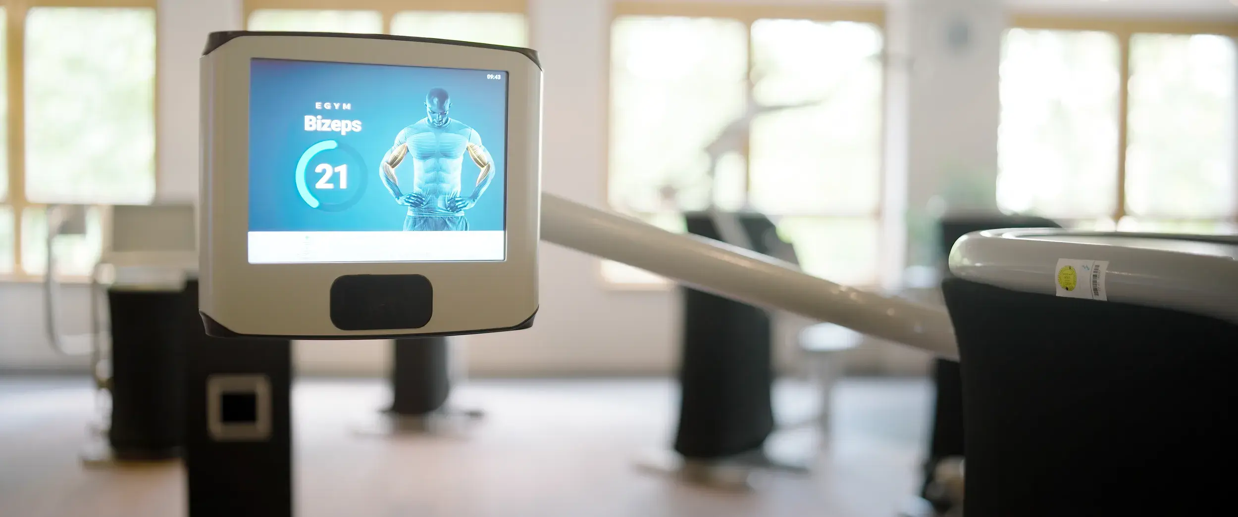 EGYM-Geräte im Fitnessbereich