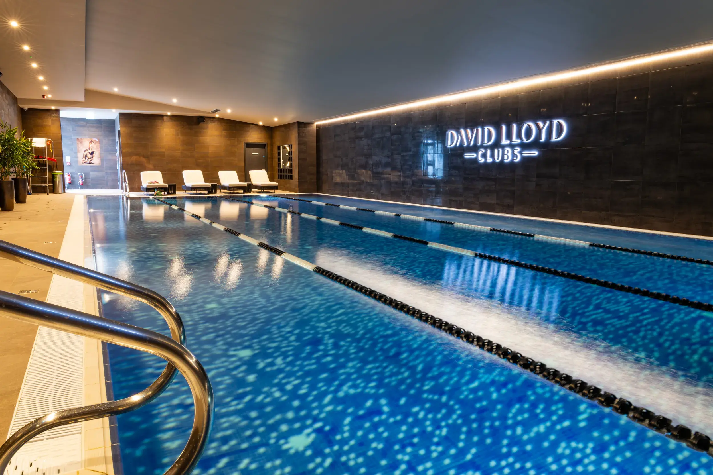 The indoor swimming pool