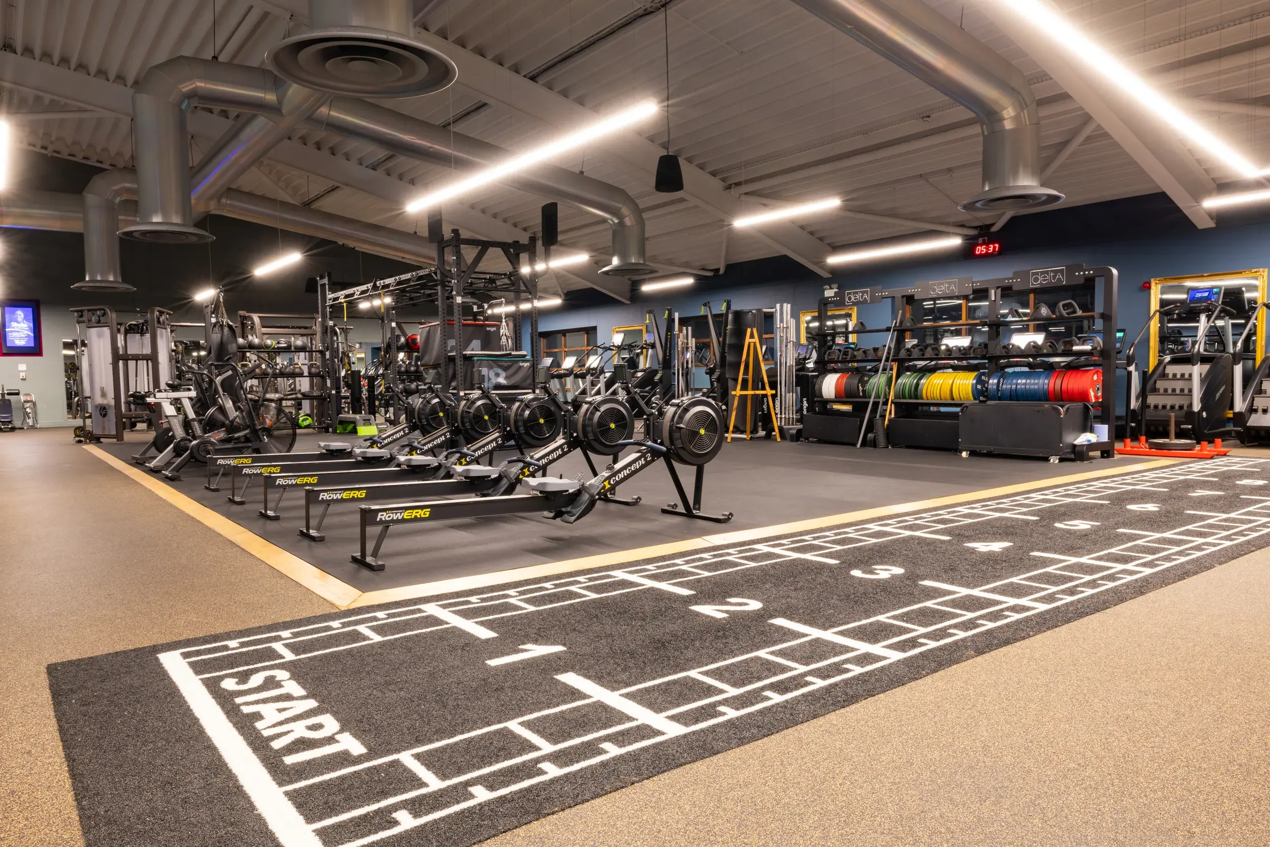 Equipment in the gym