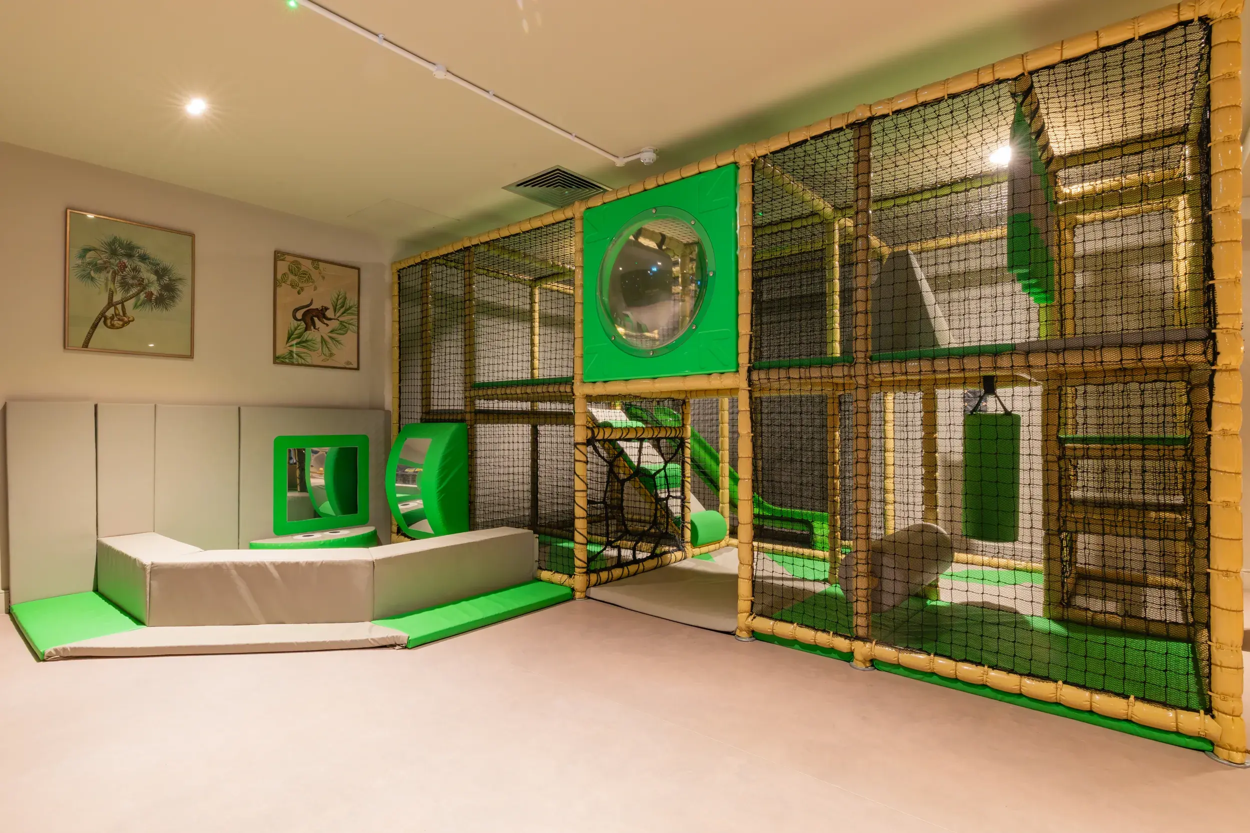 The soft play area at David Lloyd Oxford