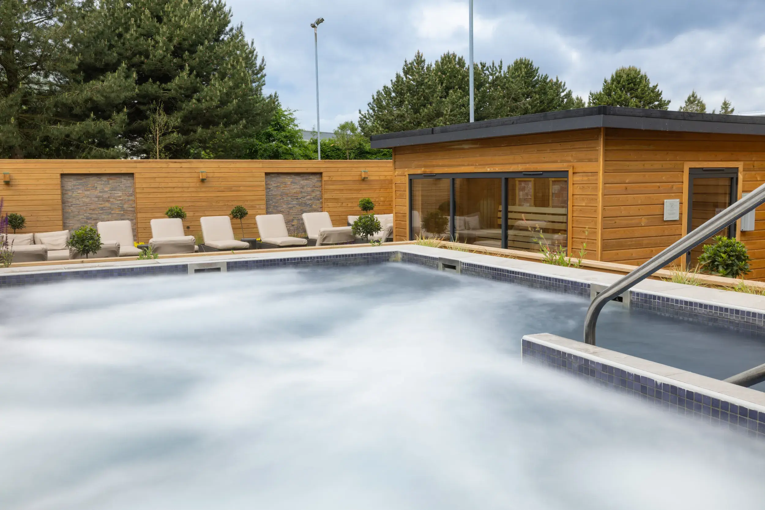 Hydro pool in the Spa Garden at David Lloyd Gloucester