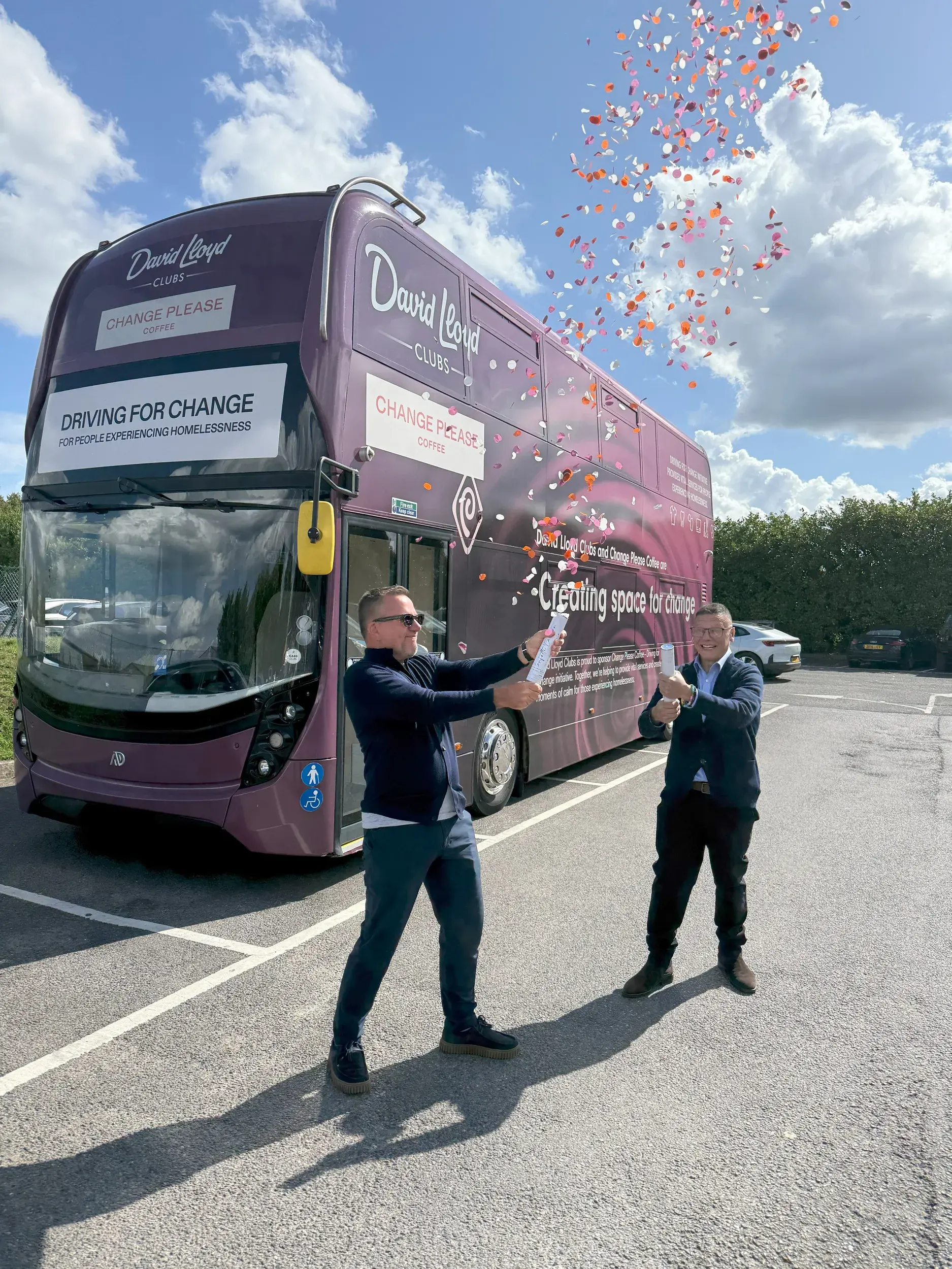 The Change Please bus
