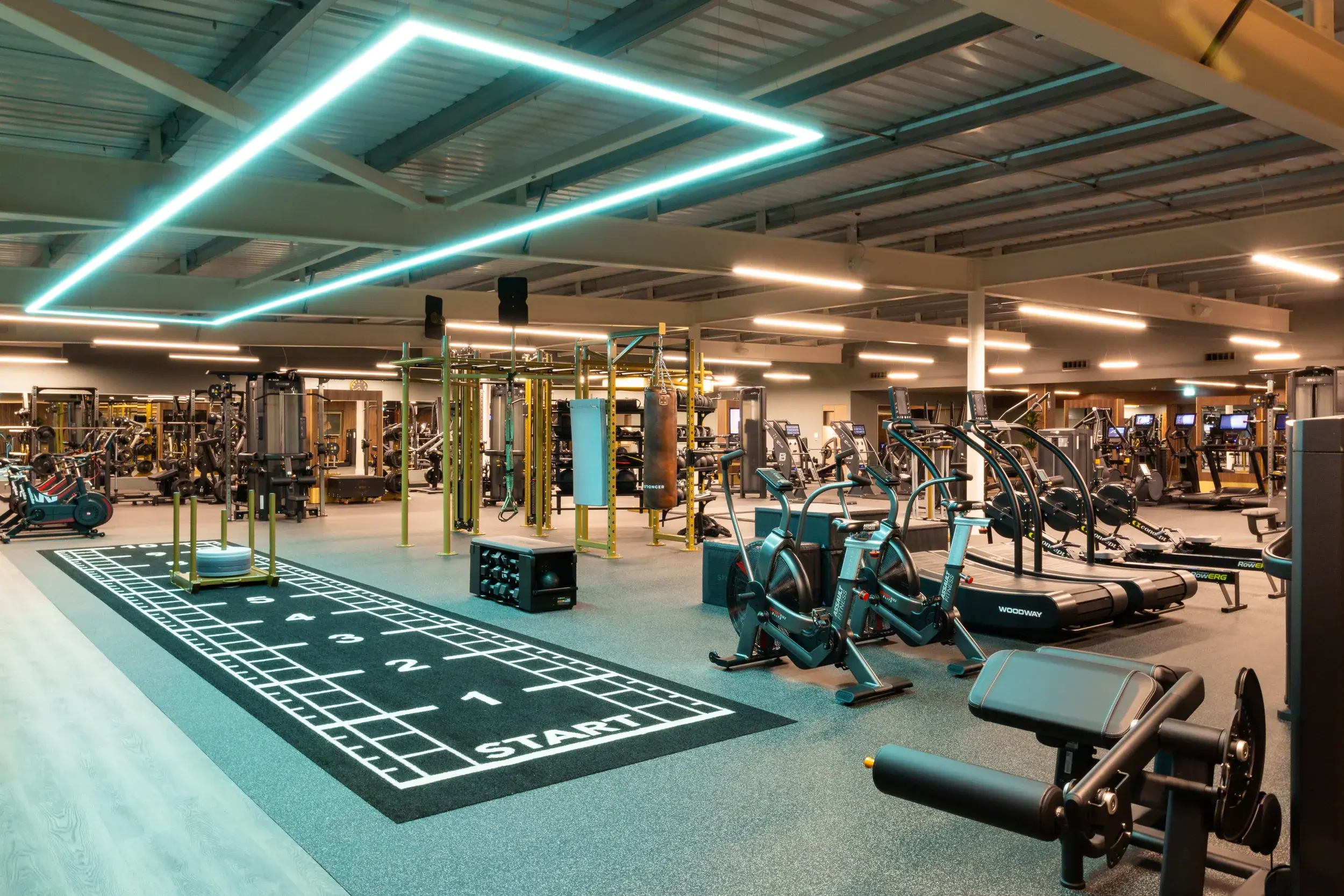 Equipment in the gym