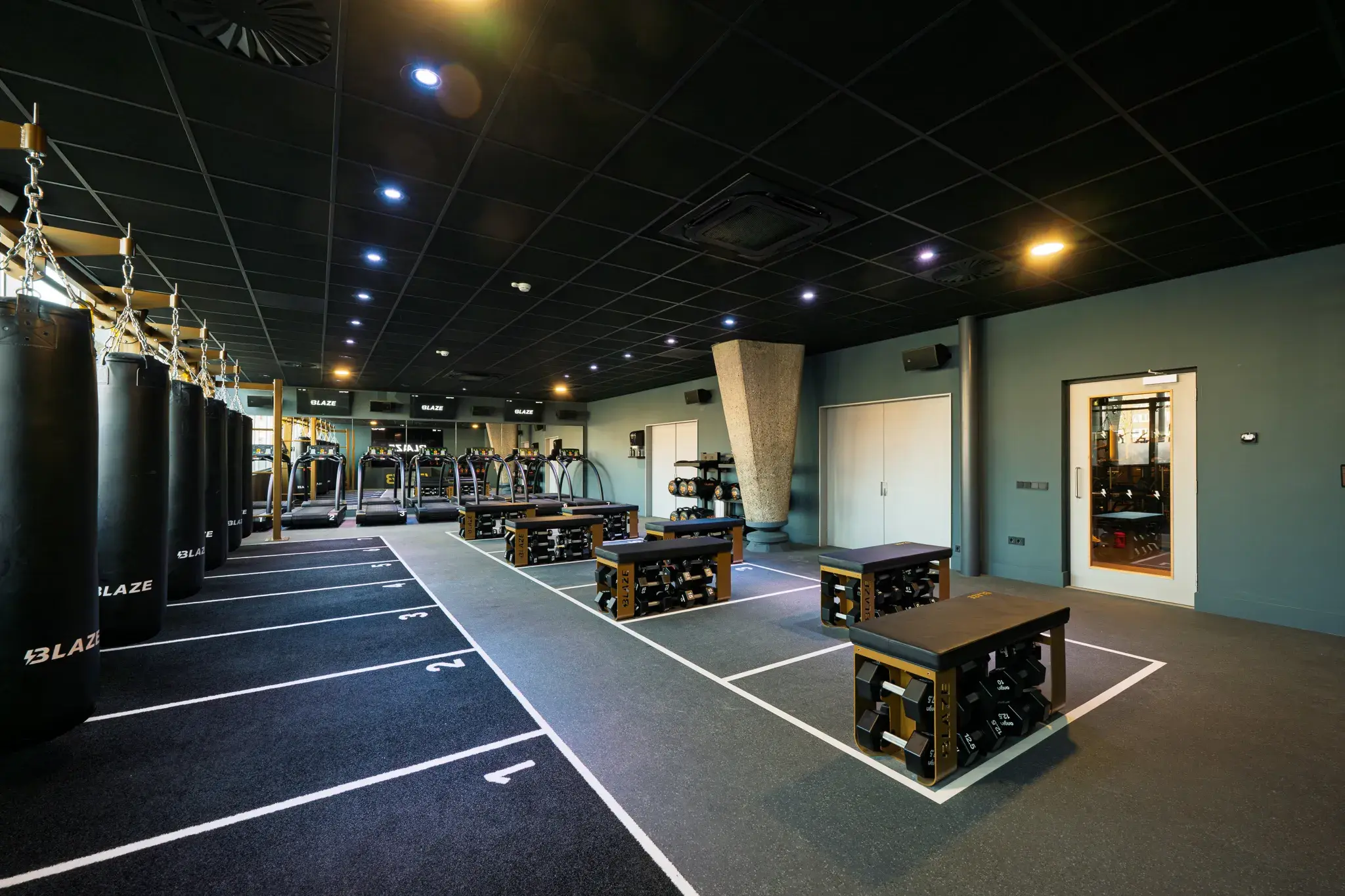 Equipment in the gym