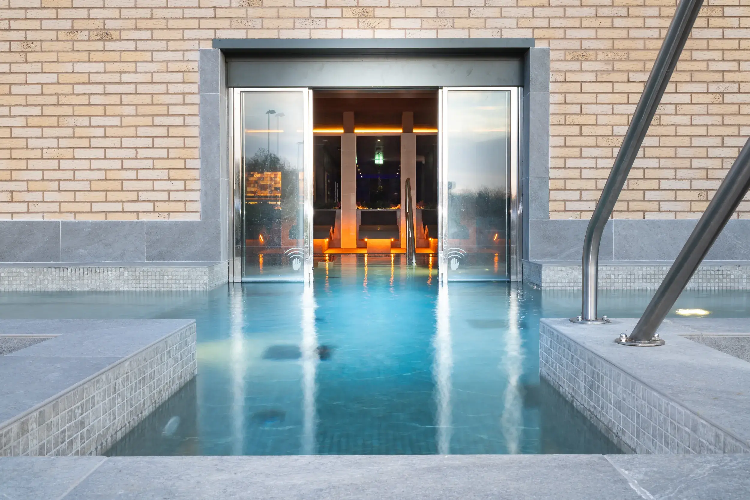 A woman in the whirlpool at David Lloyd Herne Bay