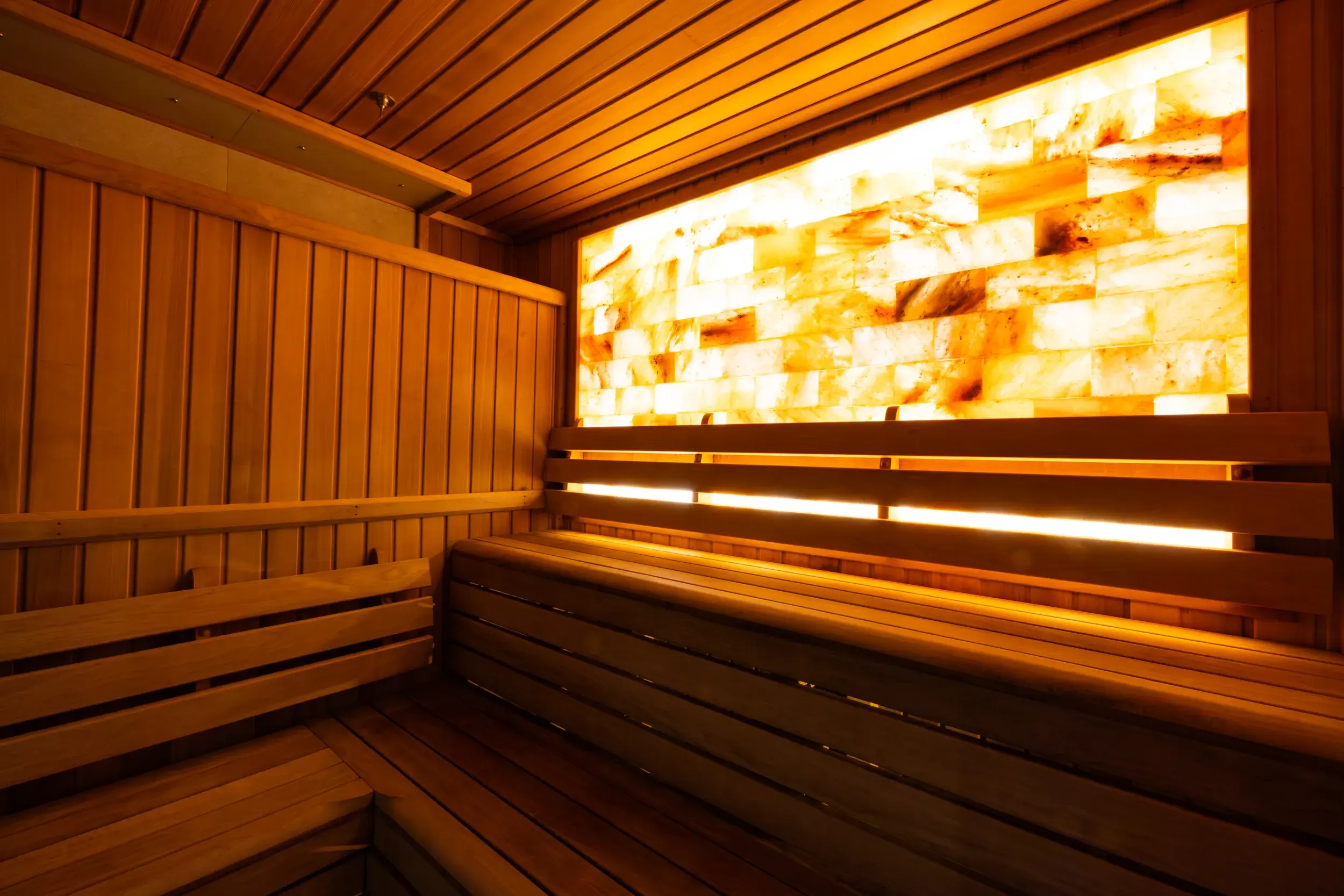 Himalayan salt sauna