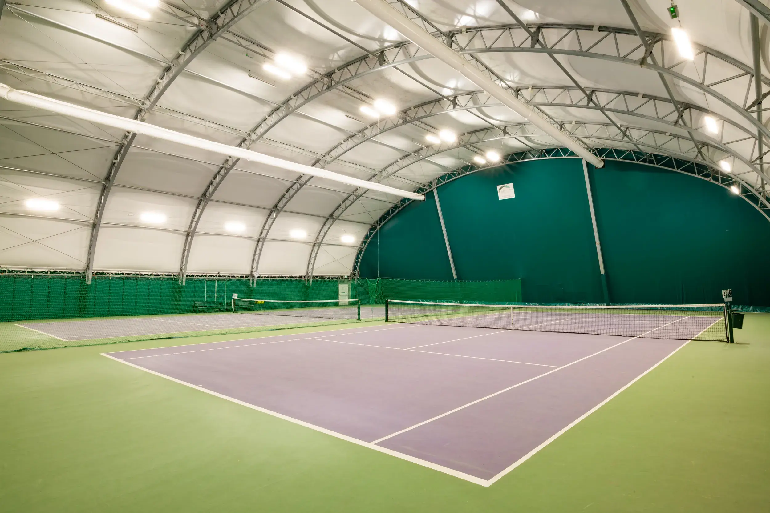 indoor tennis court