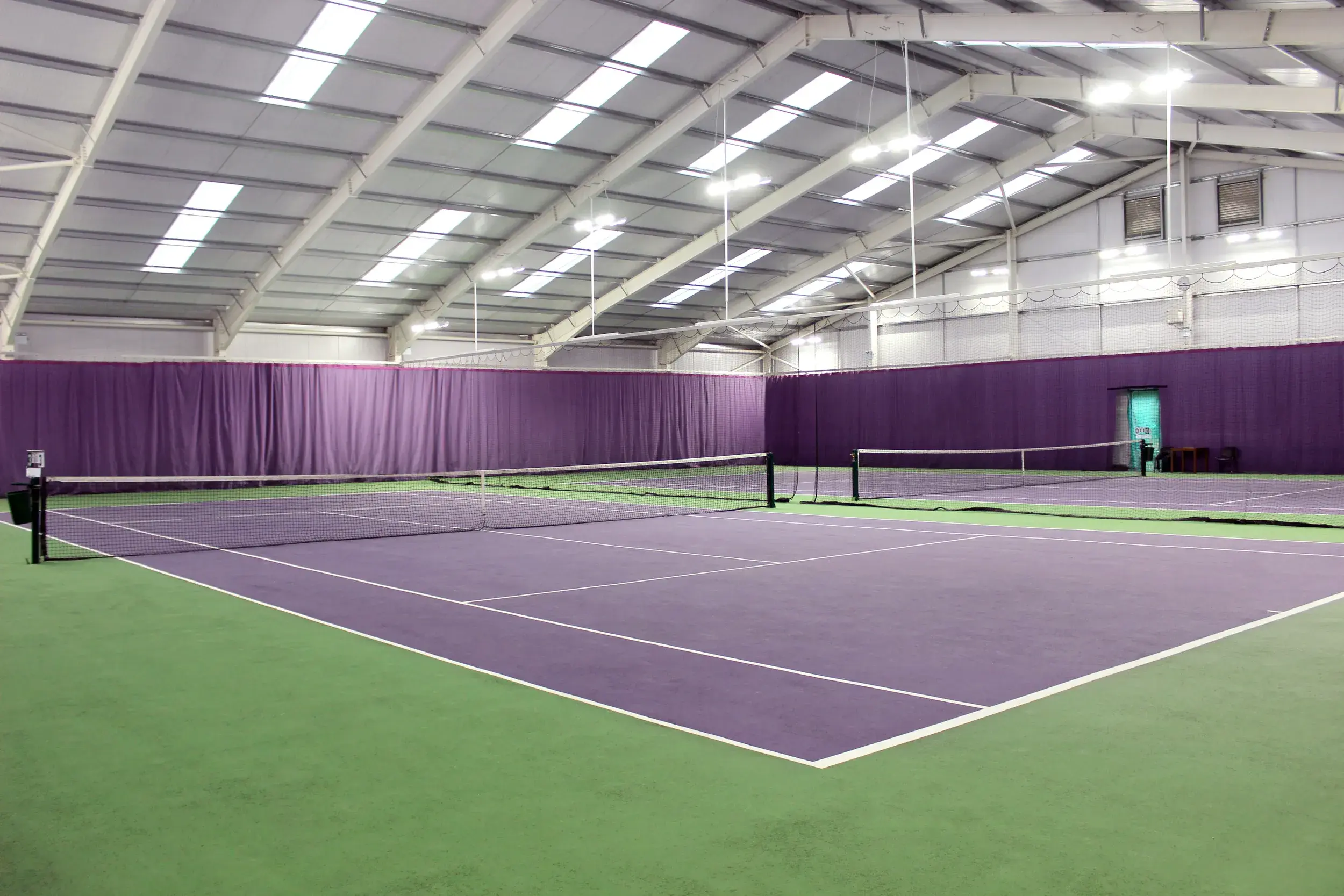 Indoor tennis courts