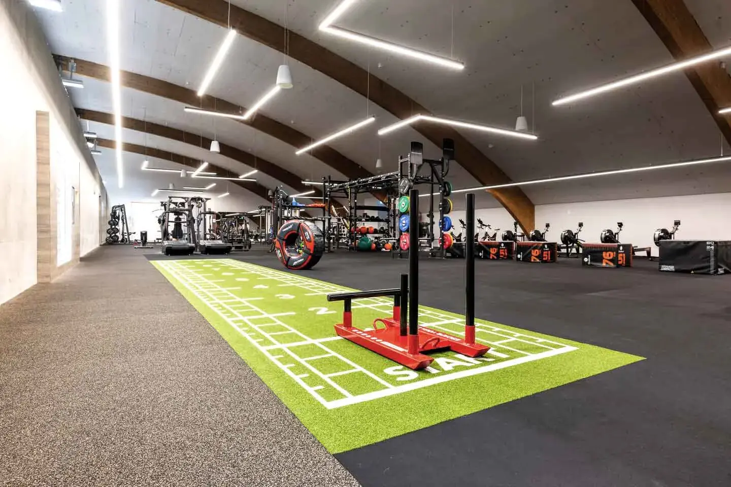 gym floor at Country Club geneva