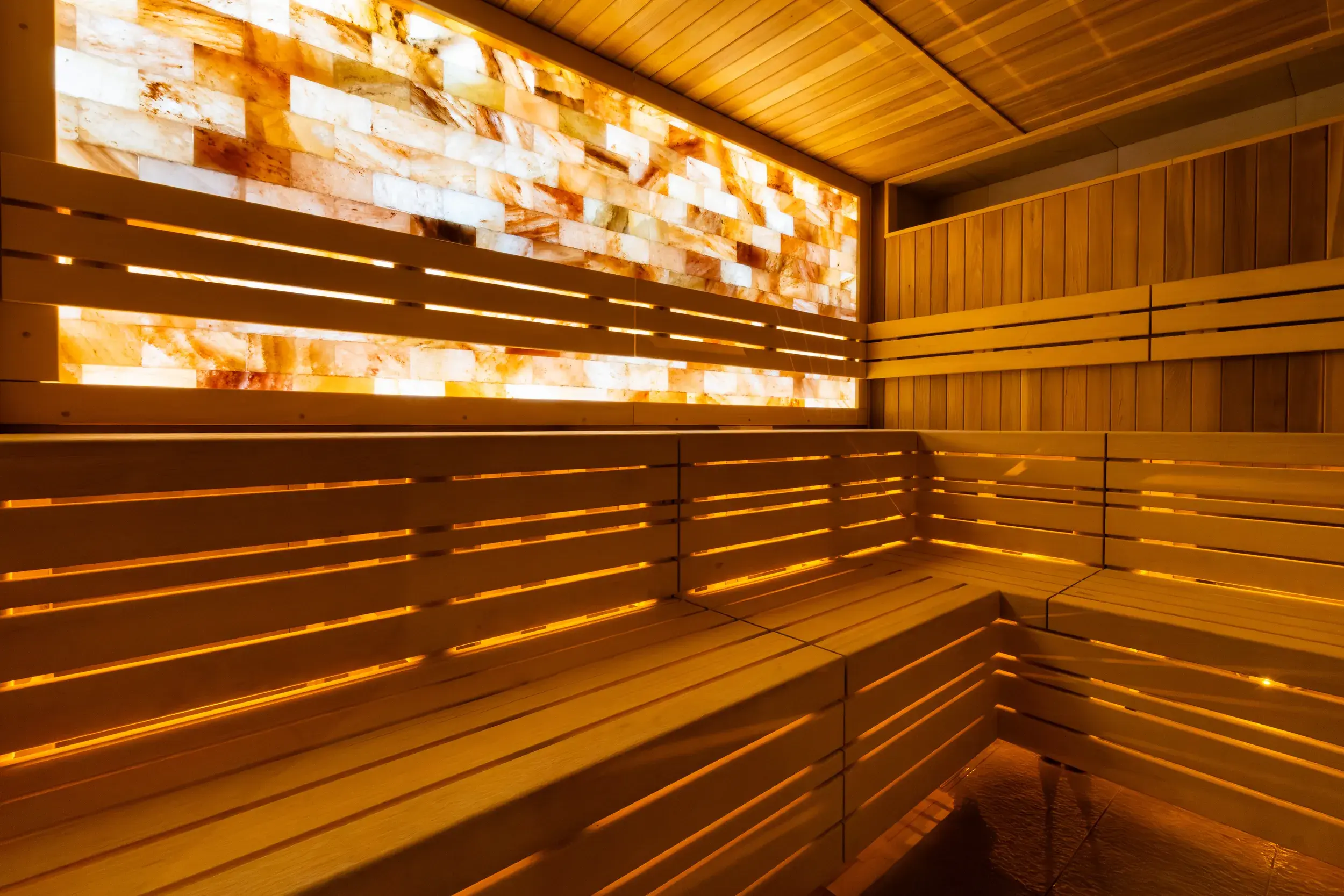 Himalayan salt sauna