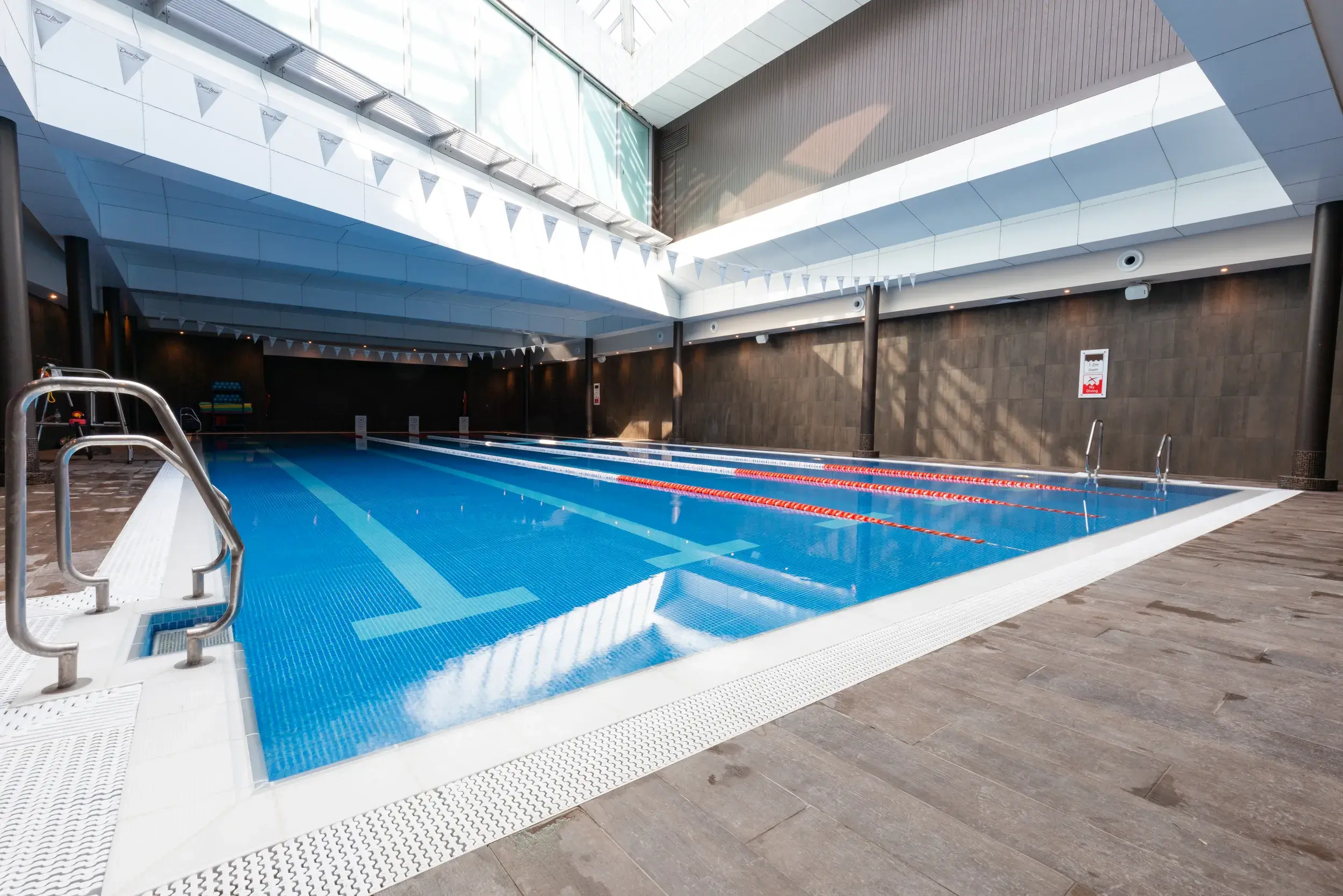The indoor pool at Cricklewood Lane
